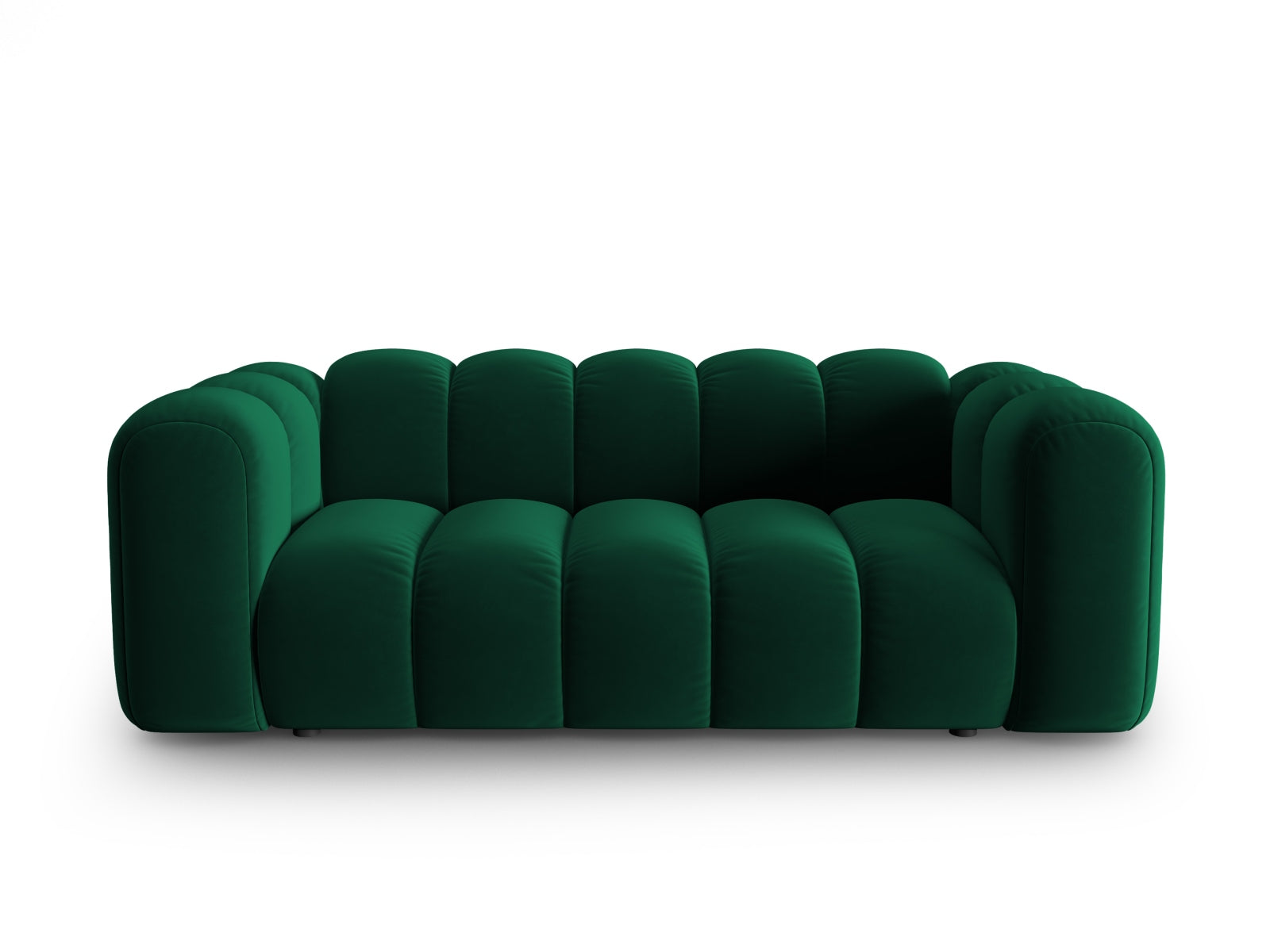 Lupine Velour Sofa 2 Sitzer in Bottle Green-Salvador präsentiert im Onlineshop von KAQTU Design AG. 2er Sofa ist von Micadoni