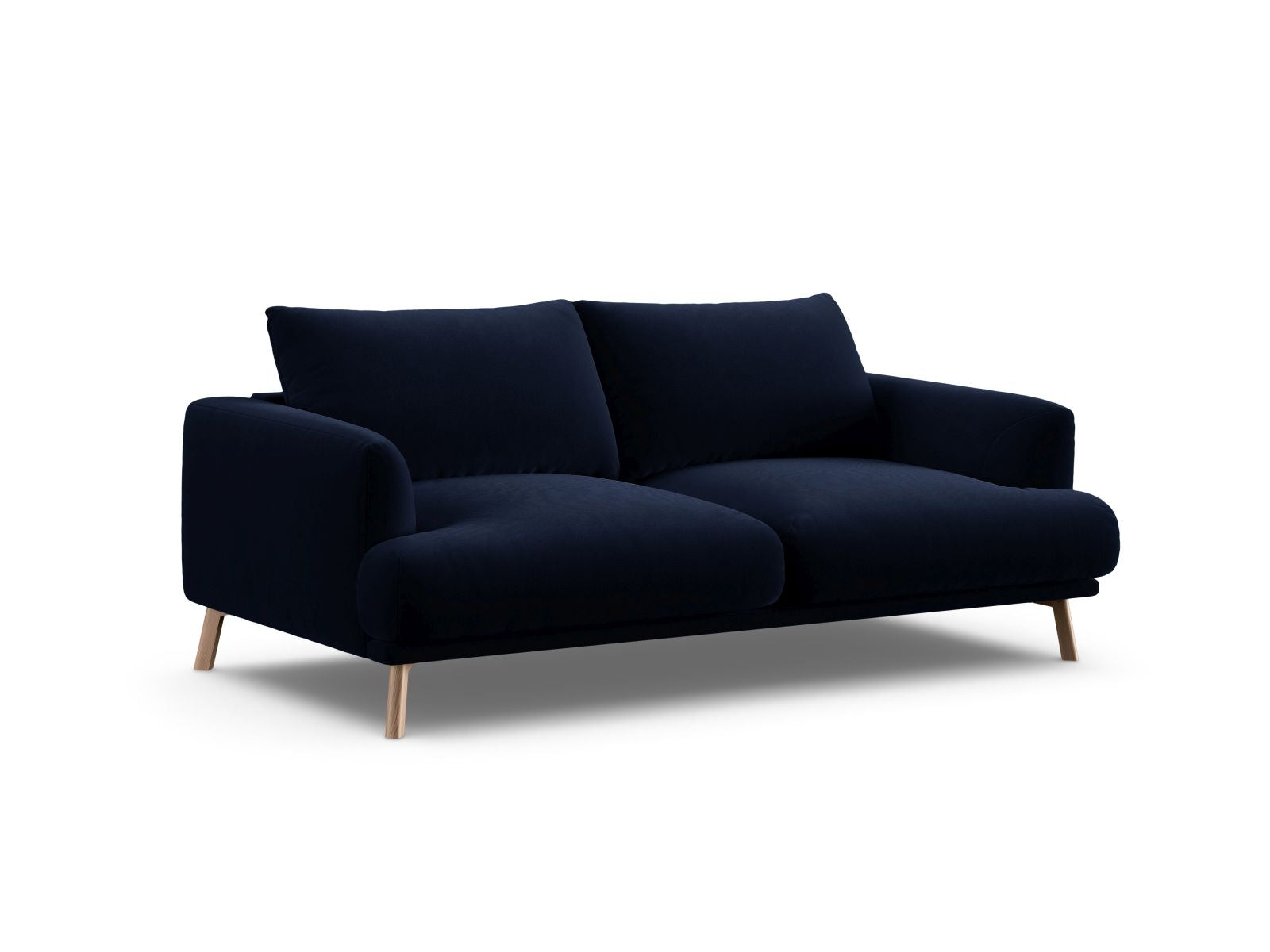 Elegantes 2-Sitzer Sofa Naomi in Royal Blue, stilvoll und modern, ideal für jedes Wohnzimmer, von Micadoni.