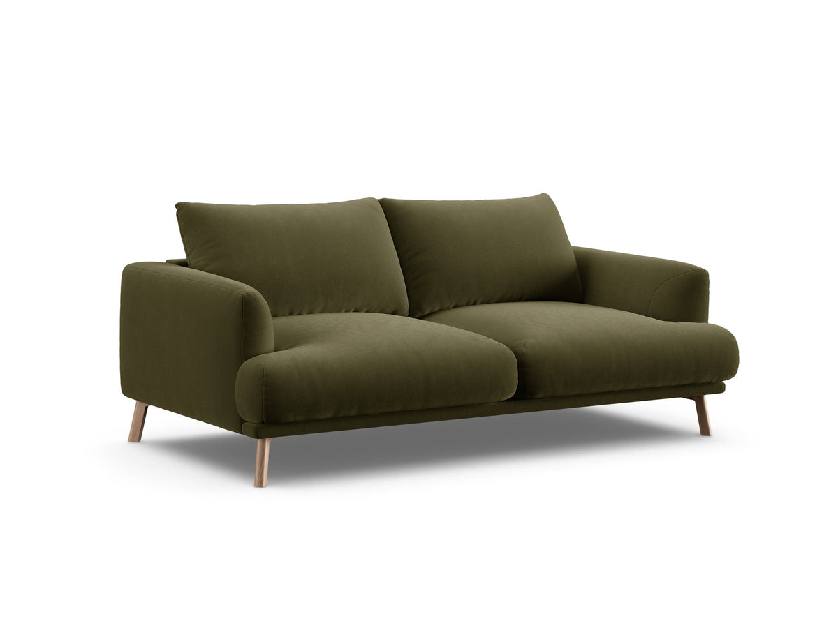 2-Sitzer Sofa Naomi in Green-Salvador präsentiert im Onlineshop von KAQTU Design AG. 2er Sofa ist von Micadoni