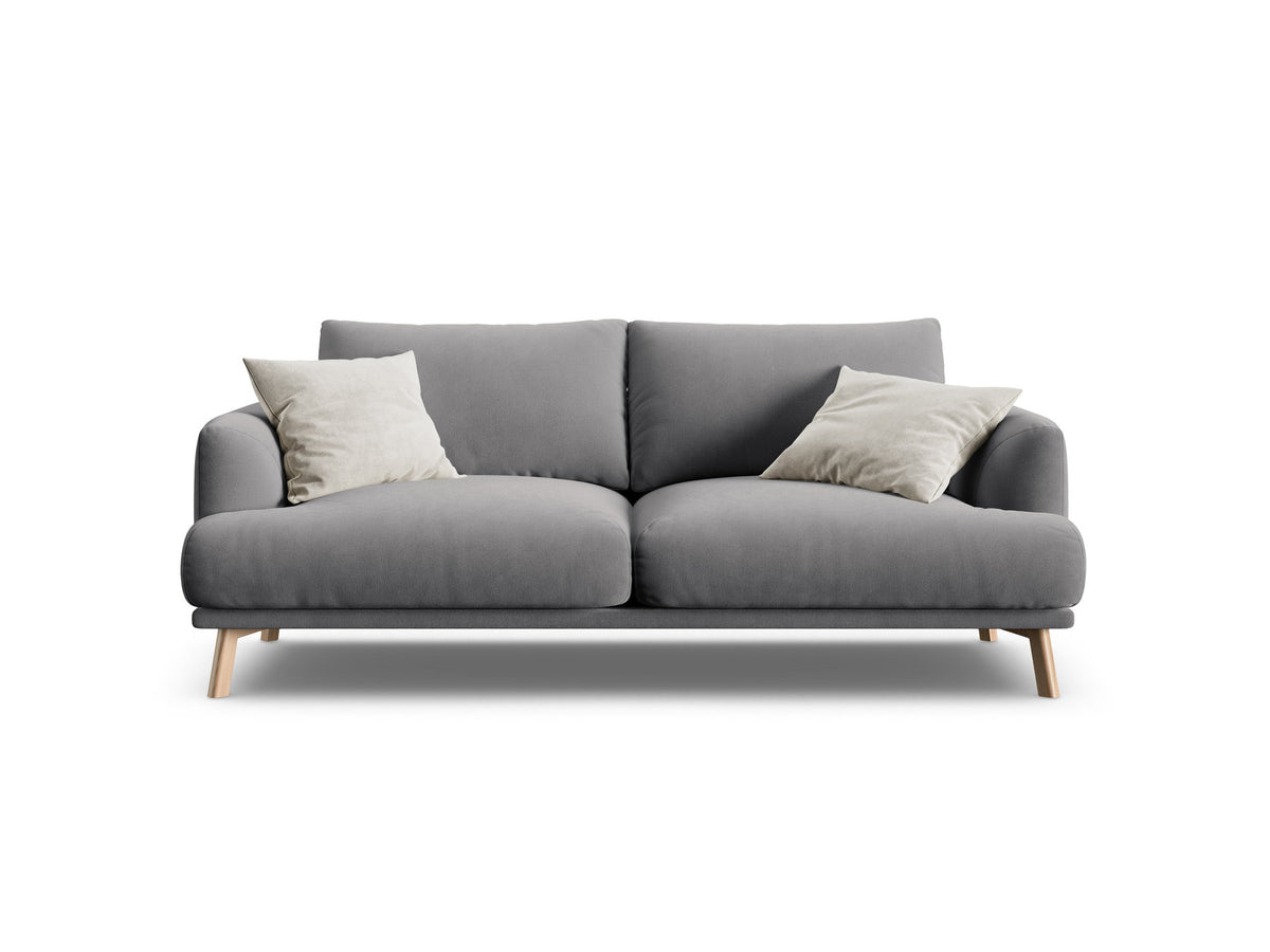 2-Sitzer Sofa Naomi in Grey-Salvador präsentiert im Onlineshop von KAQTU Design AG. 2er Sofa ist von Micadoni