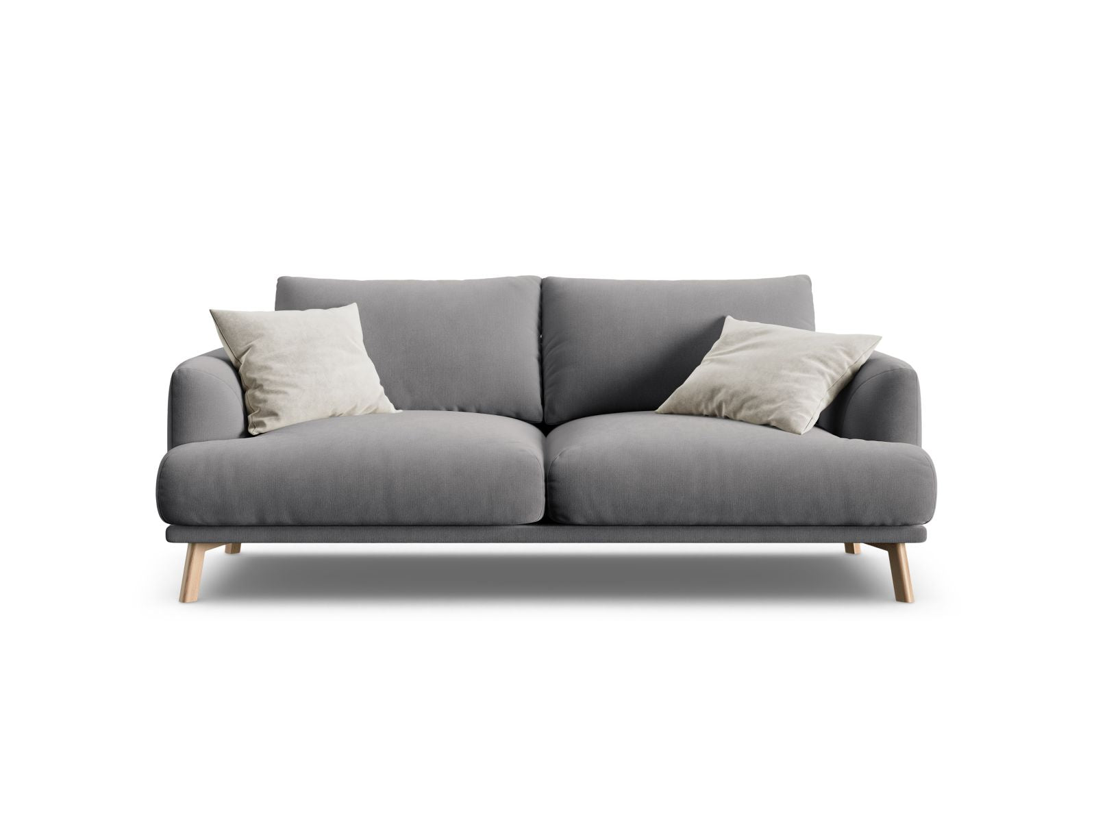 2-Sitzer Sofa Naomi in Grey-Salvador präsentiert im Onlineshop von KAQTU Design AG. 2er Sofa ist von Micadoni