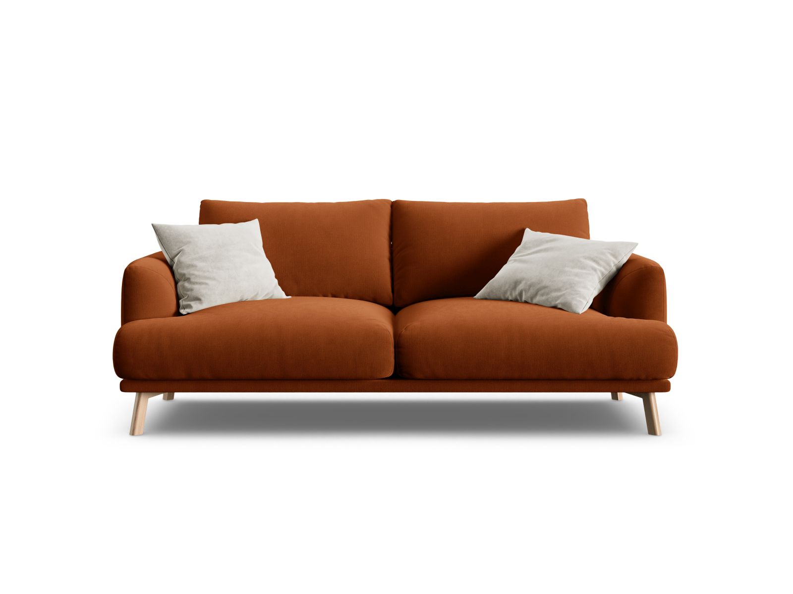 2-Sitzer Sofa Naomi in Terracotta-Salvador präsentiert im Onlineshop von KAQTU Design AG. 2er Sofa ist von Micadoni