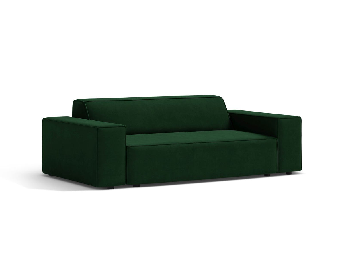 2-Sitzer Sofa Jodie in Bottle Green-Bluvel präsentiert im Onlineshop von KAQTU Design AG. 2er Sofa ist von Micadoni