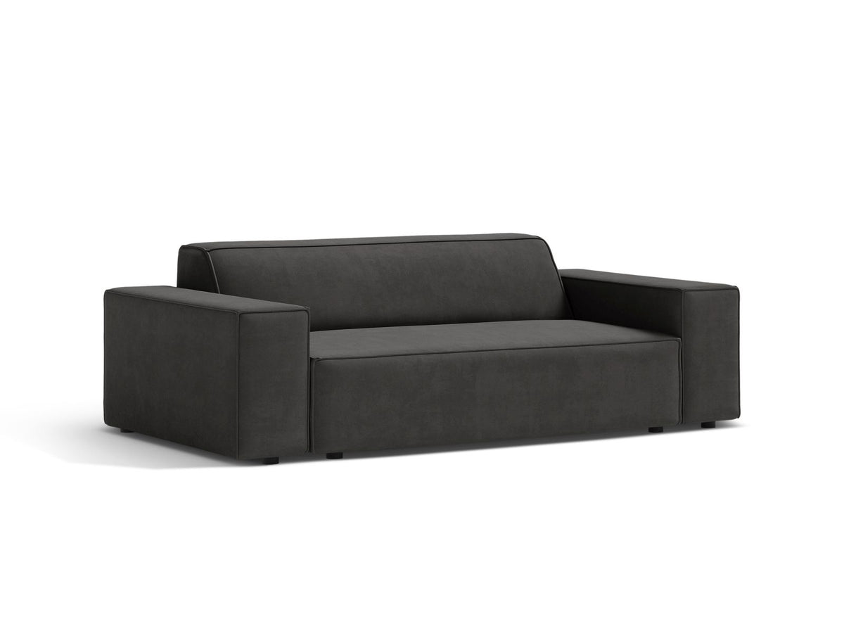 2-Sitzer Sofa Jodie in Grey-Bluvel präsentiert im Onlineshop von KAQTU Design AG. 2er Sofa ist von Micadoni