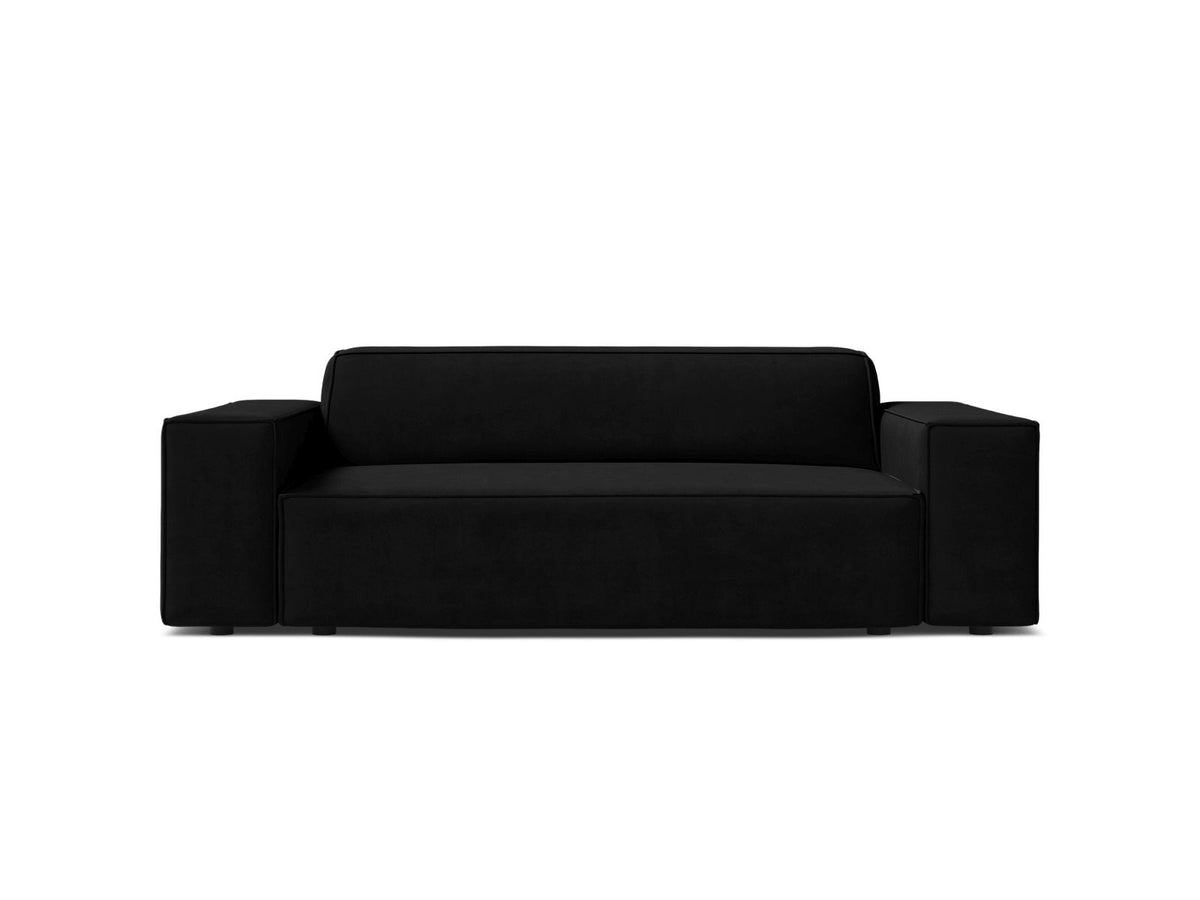 2-Sitzer Sofa Jodie in Black-Bluvel präsentiert im Onlineshop von KAQTU Design AG. 2er Sofa ist von Micadoni