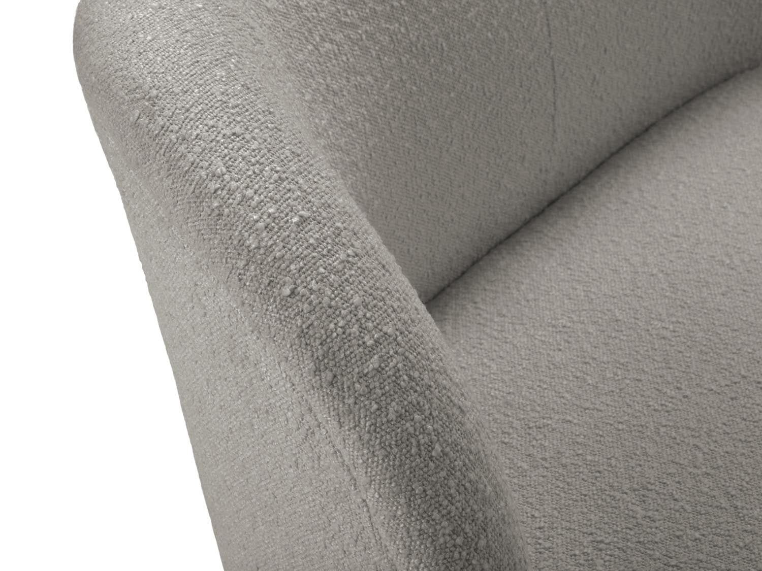 Saamit Boucle Sofa 2 Sitzer in Grey präsentiert im Onlineshop von KAQTU Design AG. 2er Sofa ist von Micadoni
