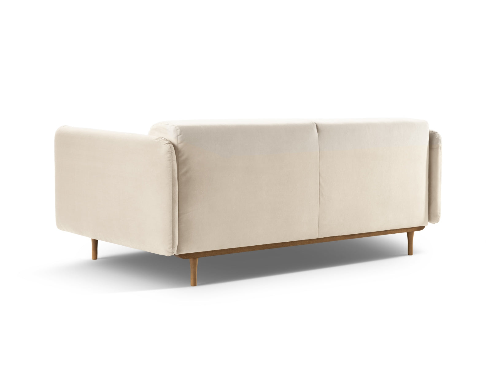 Noomi Velour Sofa 2 Sitzer in Beige präsentiert im Onlineshop von KAQTU Design AG. 2er Sofa ist von Micadoni