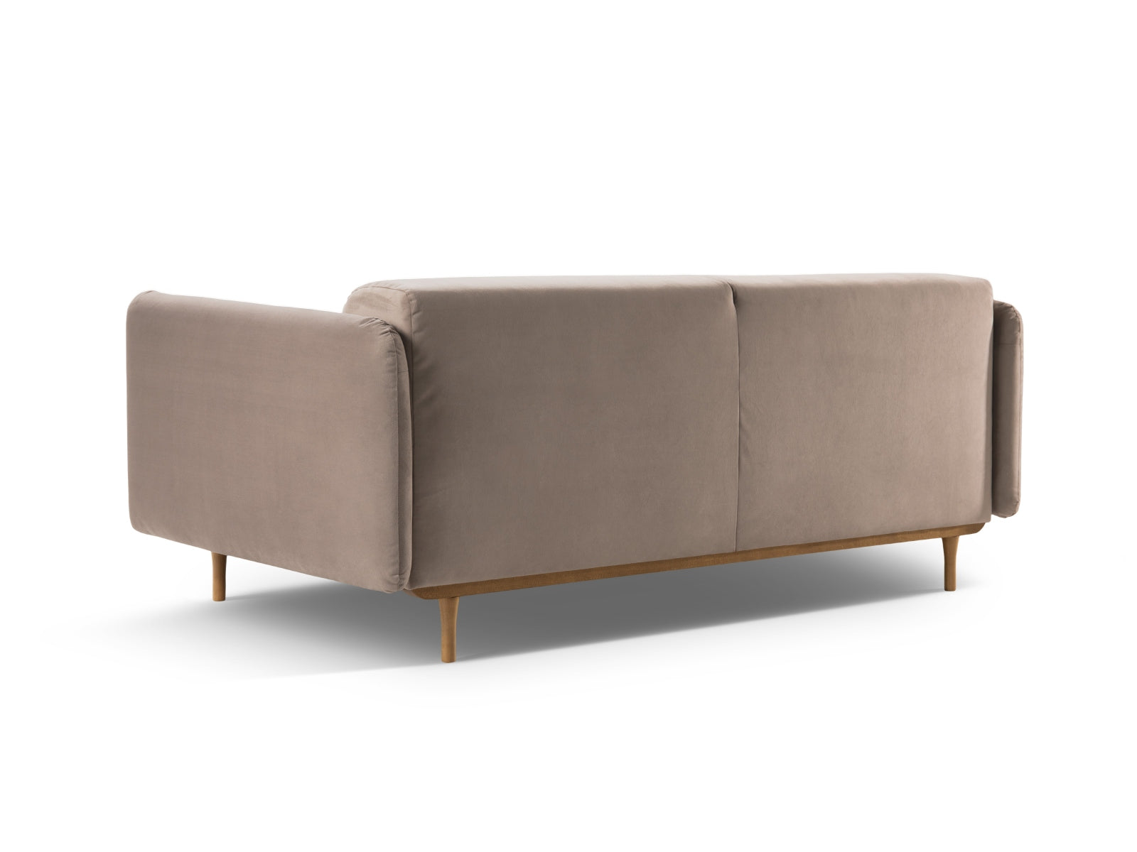 Noomi Velour Sofa 2 Sitzer in Warm grey präsentiert im Onlineshop von KAQTU Design AG. 2er Sofa ist von Micadoni