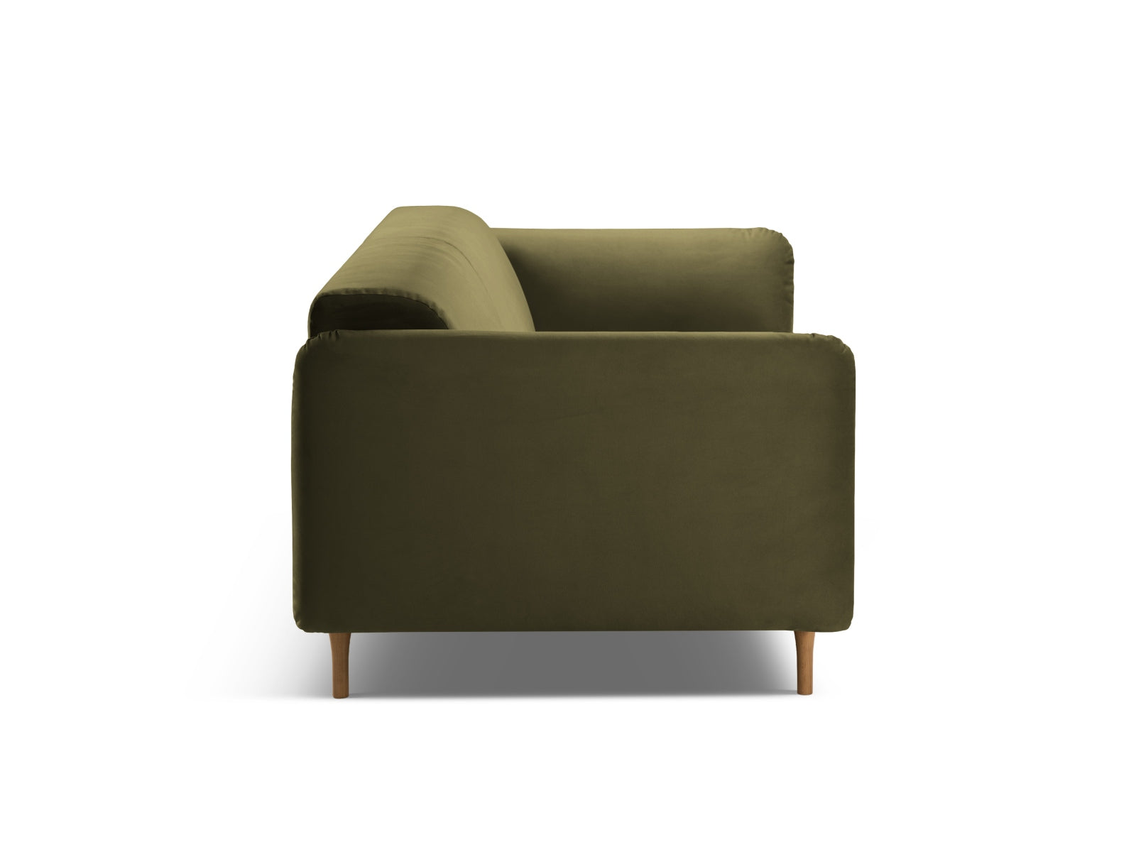 Noomi Velour Sofa 2 Sitzer in Moss Green Melange präsentiert im Onlineshop von KAQTU Design AG. 2er Sofa ist von Micadoni