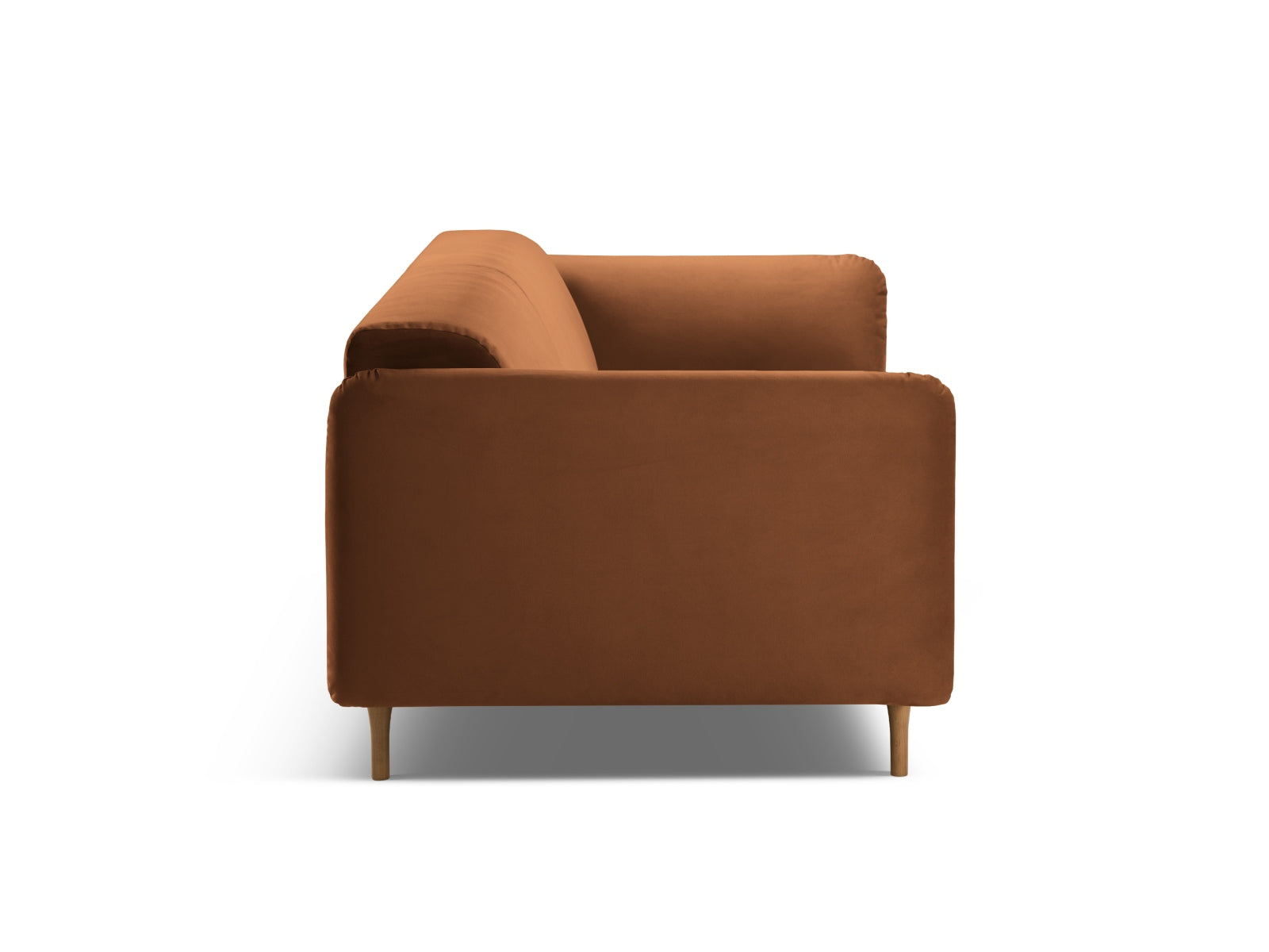 Noomi Velour Sofa 2 Sitzer in Honey präsentiert im Onlineshop von KAQTU Design AG. 2er Sofa ist von Micadoni