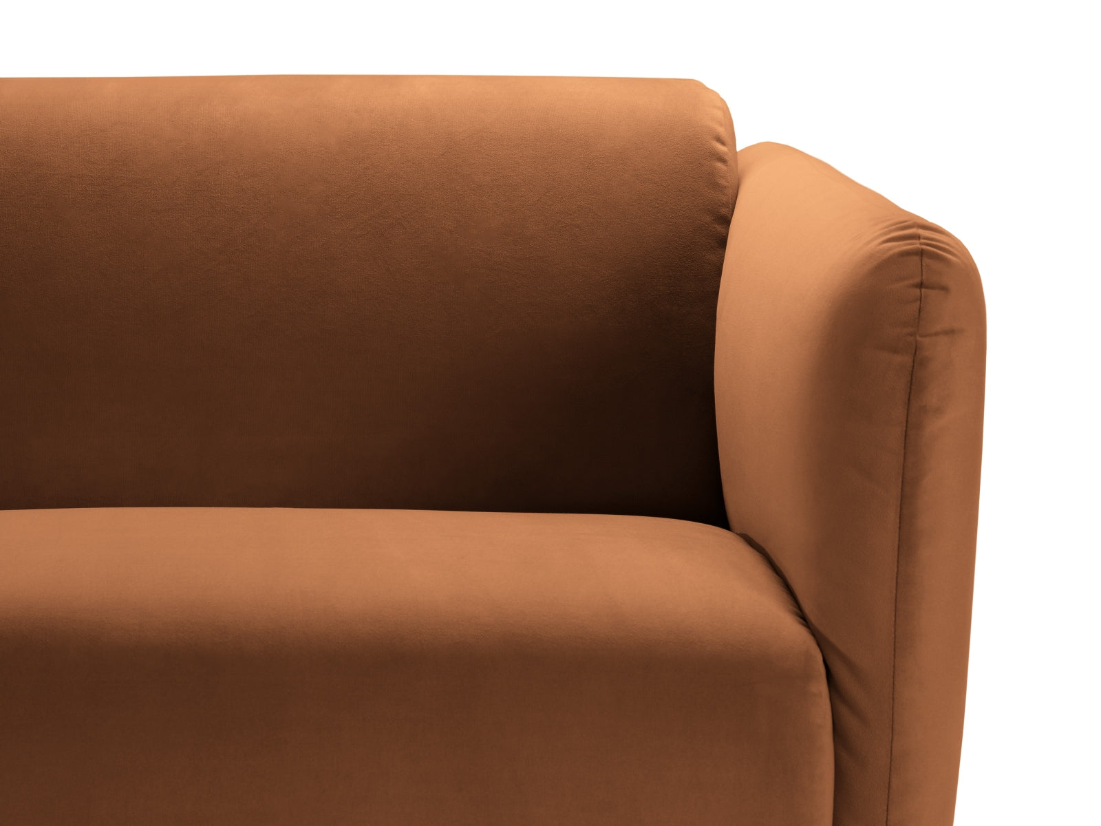 Noomi Velour Sofa 2 Sitzer in Honey präsentiert im Onlineshop von KAQTU Design AG. 2er Sofa ist von Micadoni