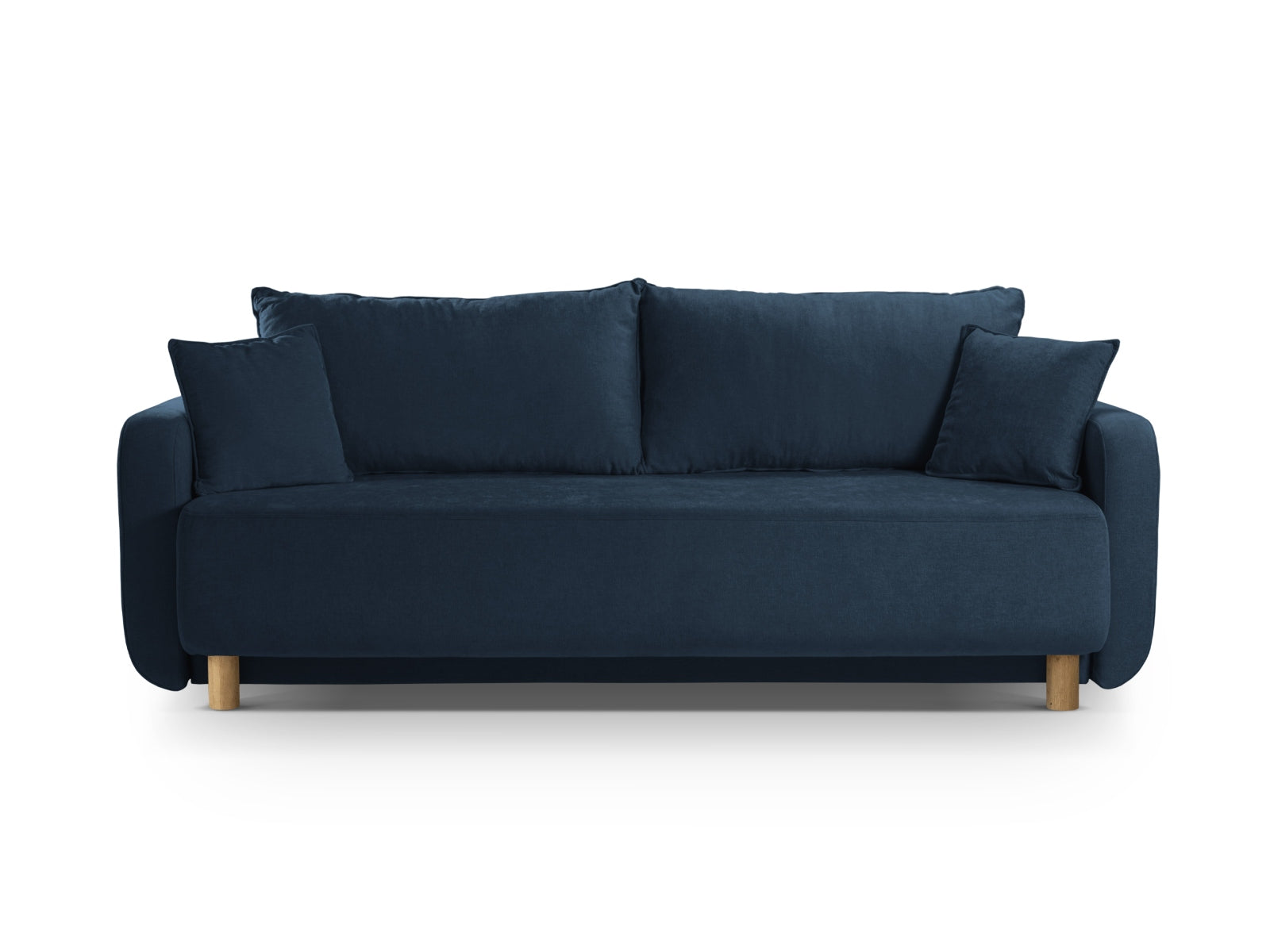 Elen Sofa mit Schlaffunktion und Stauraum 3 Sitzer in Navy Blue präsentiert im Onlineshop von KAQTU Design AG. Bettsofa ist von Micadoni