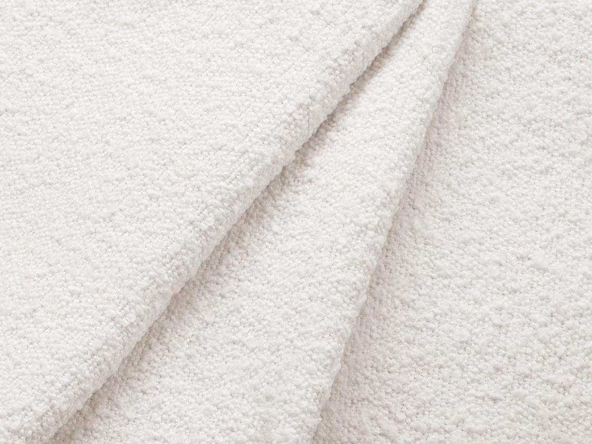 Jodie Boucle Sofa mit Schlaffunktion und Stauraumbox 3 Sitzer in White-Baloo präsentiert im Onlineshop von KAQTU Design AG. Bettsofa ist von Micadoni