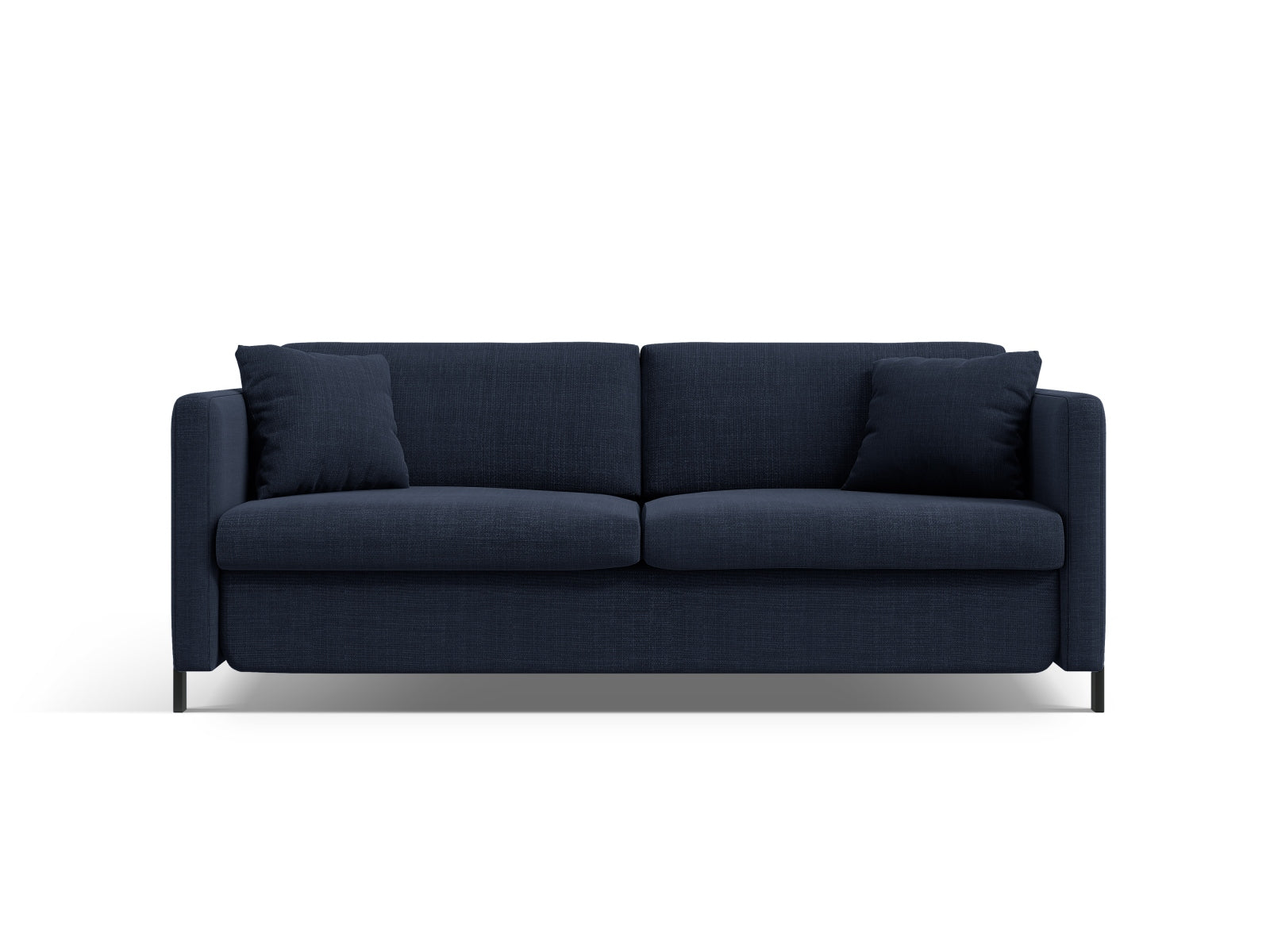 Gloria Sofa mit Schlaffunktion 3 Sitzer in Blue-Bjorn präsentiert im Onlineshop von KAQTU Design AG. Bettsofa ist von Micadoni