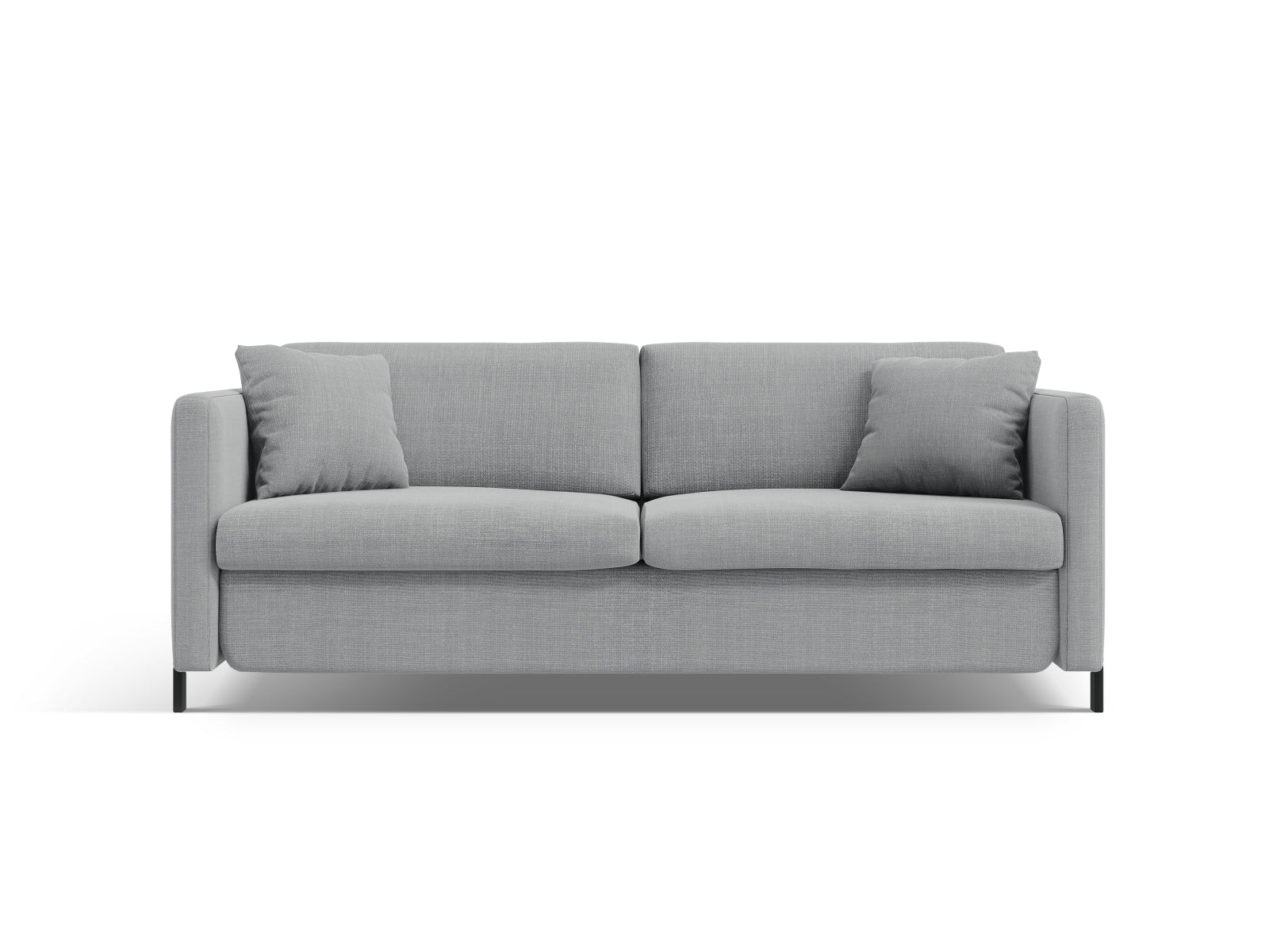 Gloria Sofa mit Schlaffunktion 3 Sitzer in Light Grey-Bjorn präsentiert im Onlineshop von KAQTU Design AG. Bettsofa ist von Micadoni