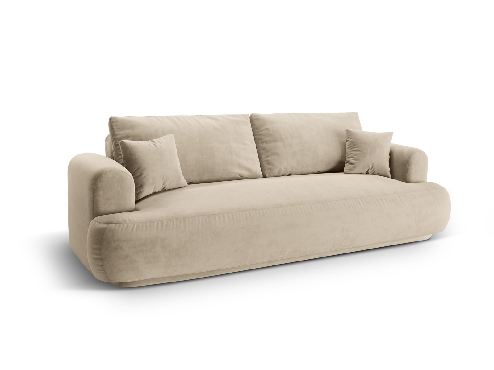 Entdecken Sie das elegante Ella Velour Sofa von Micadoni! Dieses 3-Sitzer Sofa vereint Schlaffunktion und praktischen Stauraum für Ihr Zuhause.