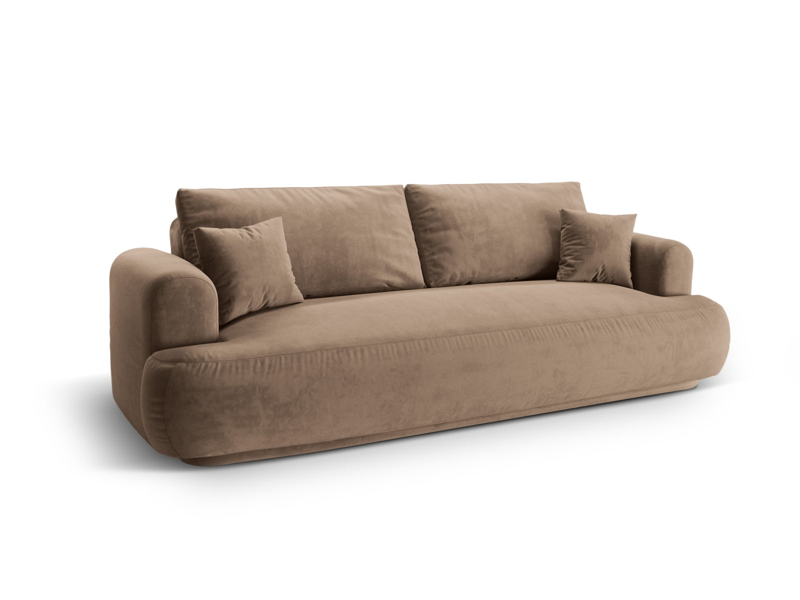 Entdecken Sie das elegante Ella Velour Sofa von Micadoni! Dieses 3-Sitzer Sofa vereint Schlaffunktion und praktischen Stauraum für Ihr Zuhause.