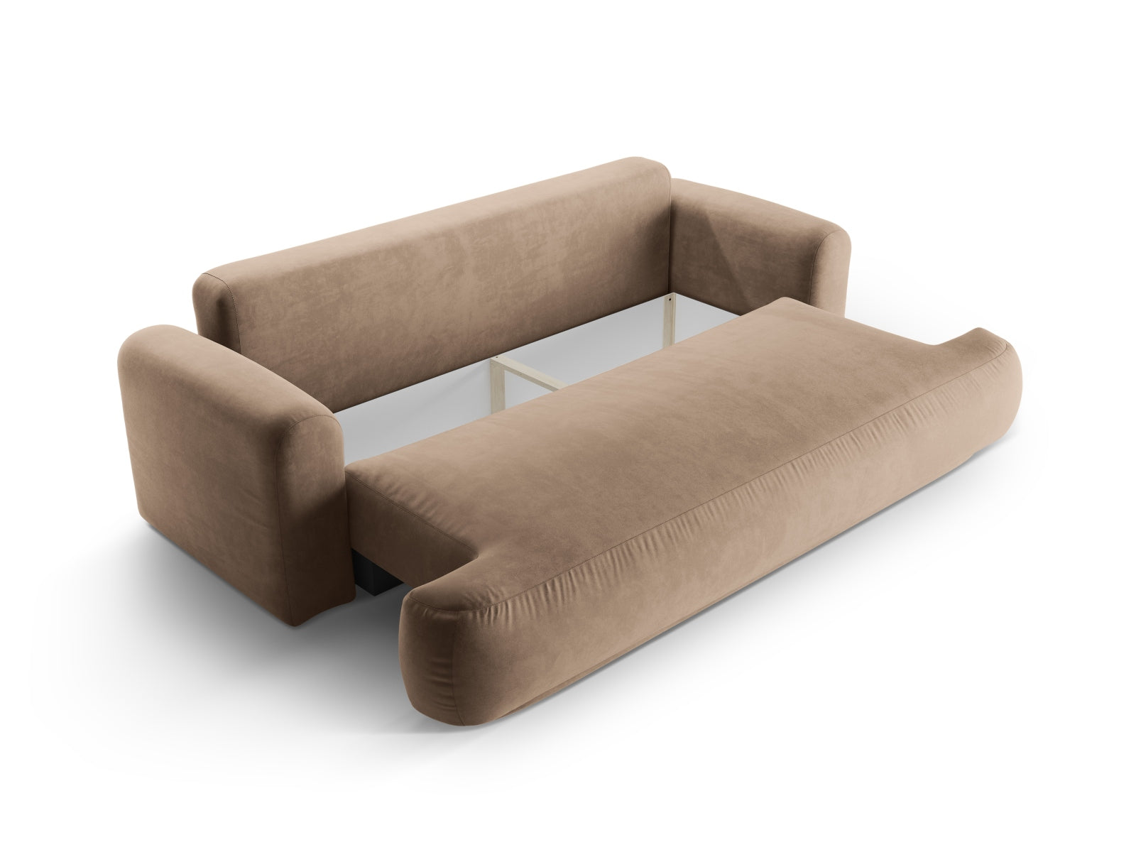 Entdecken Sie das elegante Ella Velour Sofa von Micadoni! Dieses 3-Sitzer Sofa vereint Schlaffunktion und praktischen Stauraum für Ihr Zuhause.