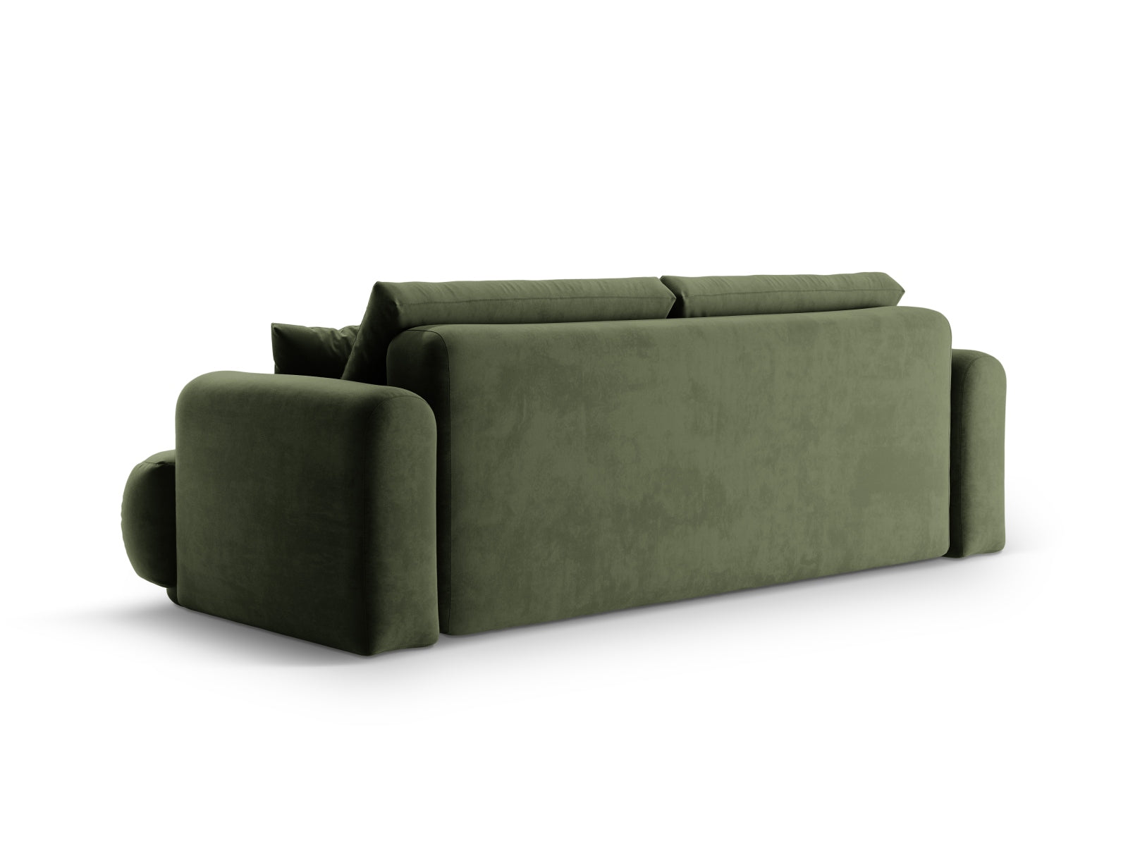 Erleben Sie das stilvolle Ella Velour Sofa von Micadoni! Dieses 3-Sitzer Sofa bietet eine komfortable Schlaffunktion und cleveren Stauraum für Ihr Wohnzimmer.