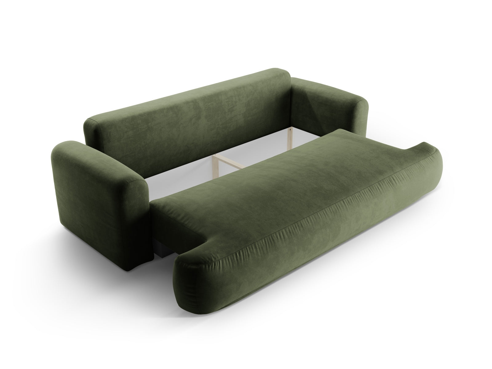 Entdecken Sie das elegante Ella Velour Sofa von Micadoni! Dieses 3-Sitzer Sofa vereint Schlaffunktion und praktischen Stauraum für Ihr Zuhause.