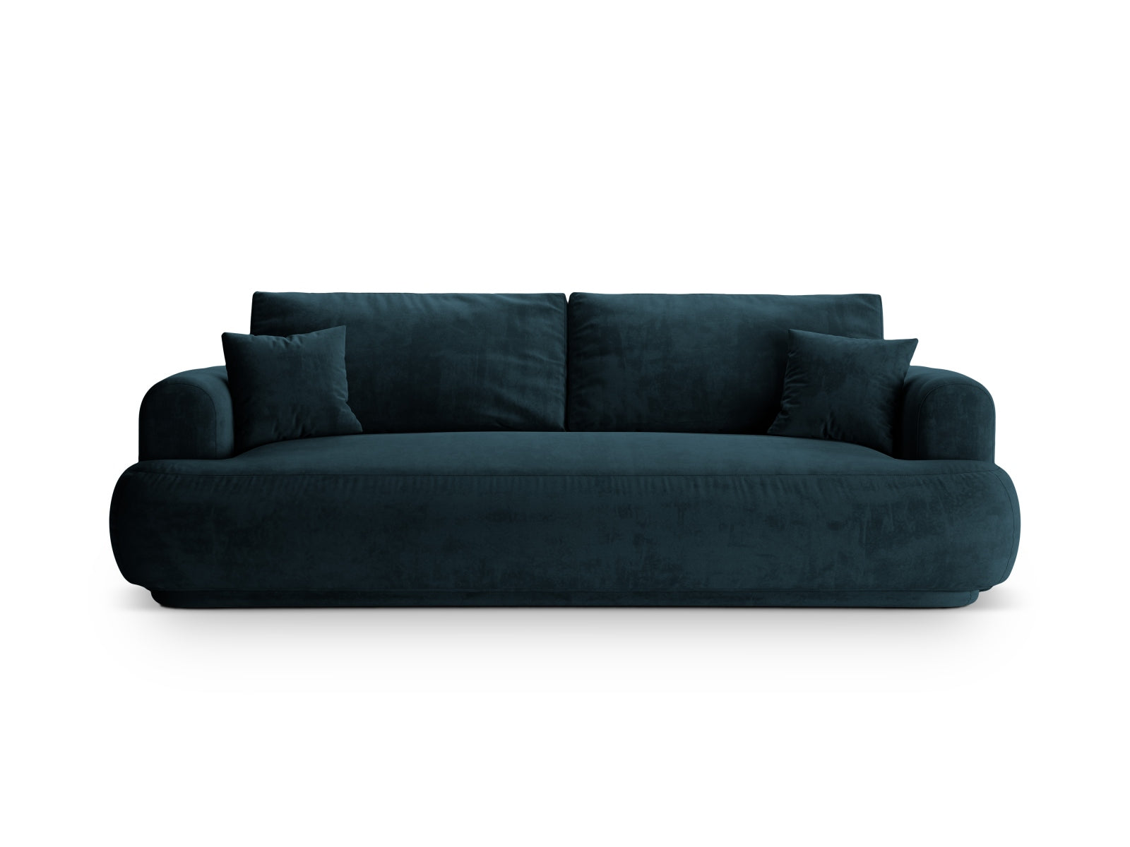 Ella Velour Sofa mit Schlaffunktion und Stauraum 3 Sitzer in Deep Petrol präsentiert im Onlineshop von KAQTU Design AG. Bettsofa ist von Micadoni