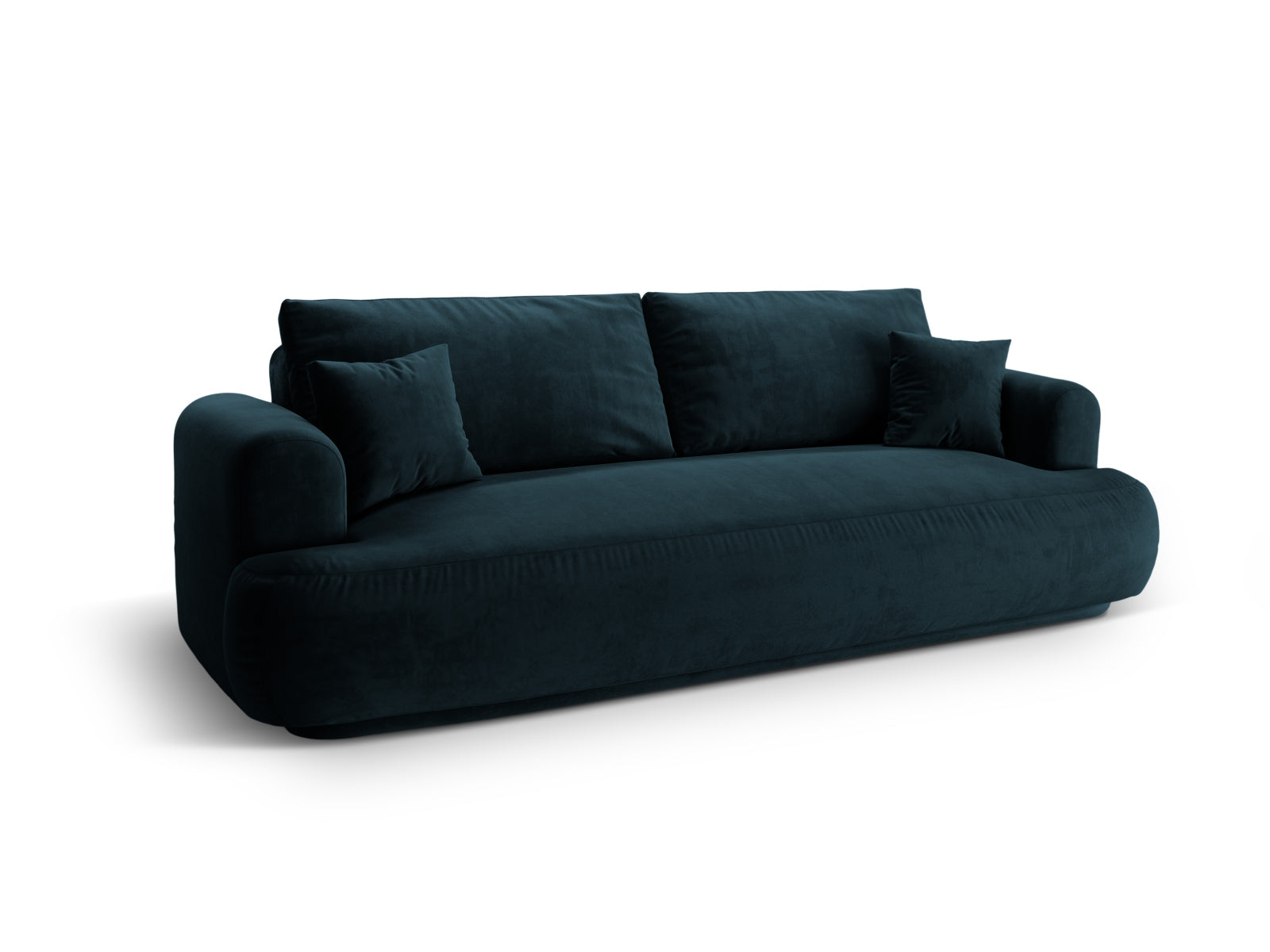 Erleben Sie das stilvolle Ella Velour Sofa von Micadoni! Dieses 3-Sitzer Sofa bietet eine komfortable Schlaffunktion und cleveren Stauraum für Ihr Wohnzimmer.