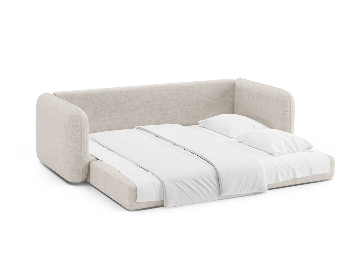 3-Sitzer Sofa mit Schlaffunktion Dormi in Light Beige-Moly präsentiert im Onlineshop von KAQTU Design AG. Bettsofa ist von Micadoni