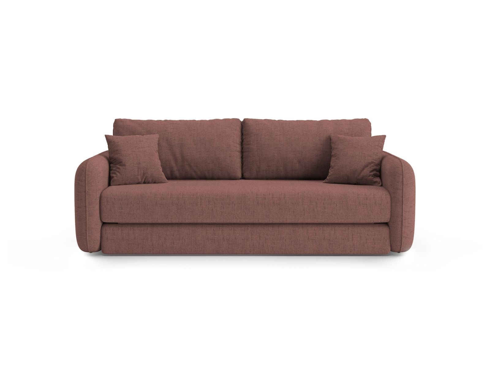 3-Sitzer Sofa mit Schlaffunktion Dormi in Dark Pink-Moly präsentiert im Onlineshop von KAQTU Design AG. Bettsofa ist von Micadoni