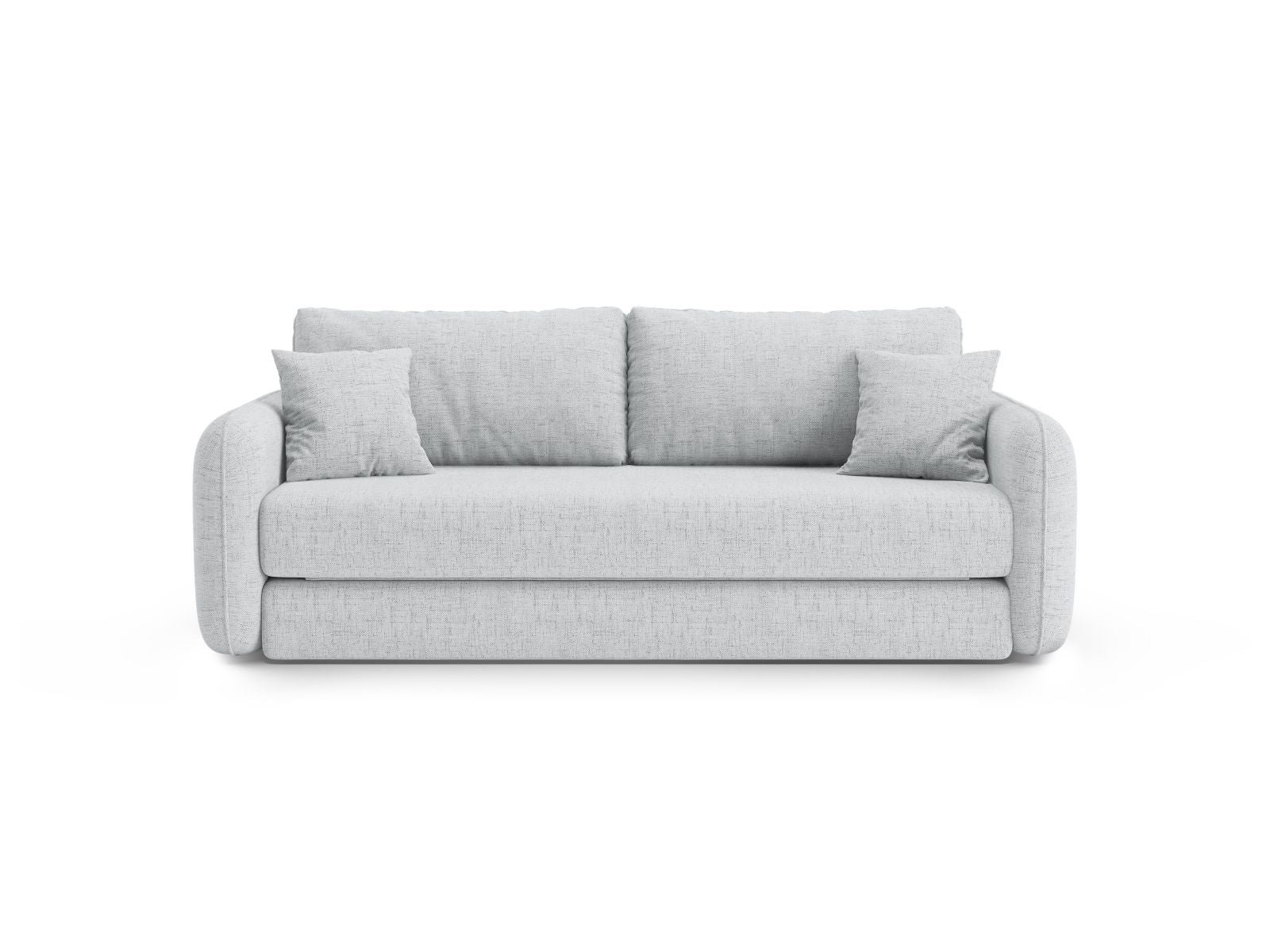 3-Sitzer Sofa mit Schlaffunktion Dormi in Light Grey-Moly präsentiert im Onlineshop von KAQTU Design AG. Bettsofa ist von Micadoni