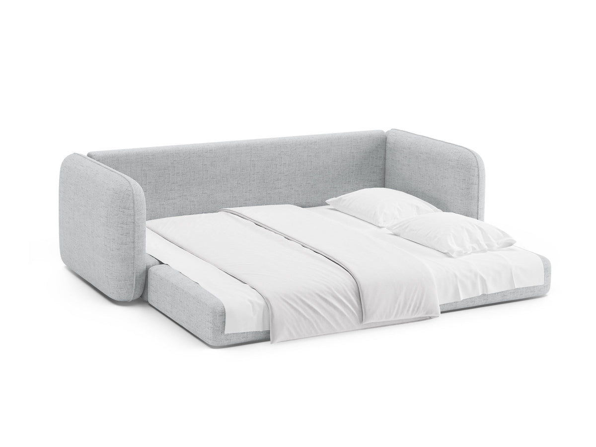 3-Sitzer Sofa mit Schlaffunktion Dormi in Light Grey-Moly präsentiert im Onlineshop von KAQTU Design AG. Bettsofa ist von Micadoni