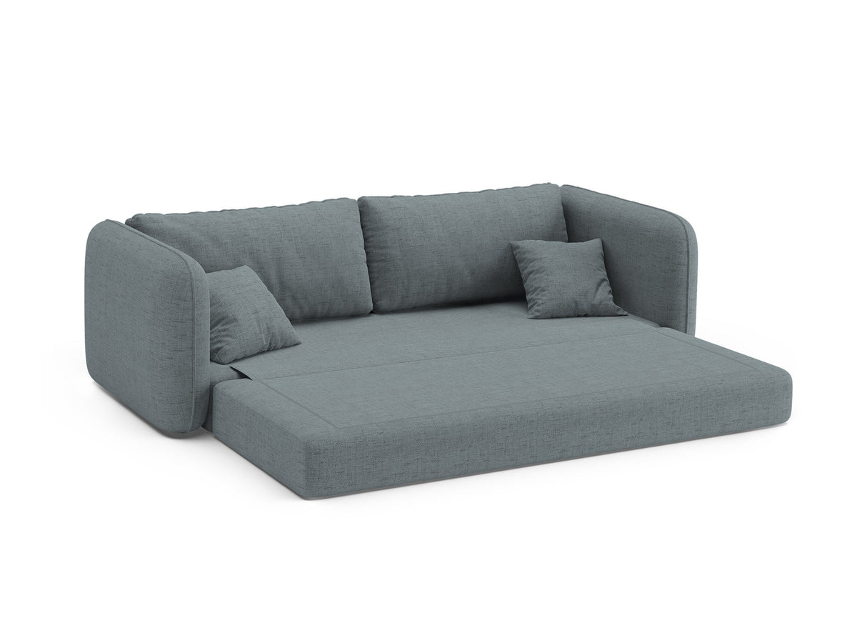 3-Sitzer Sofa mit Schlaffunktion Dormi in Light Blue-Moly präsentiert im Onlineshop von KAQTU Design AG. Bettsofa ist von Micadoni