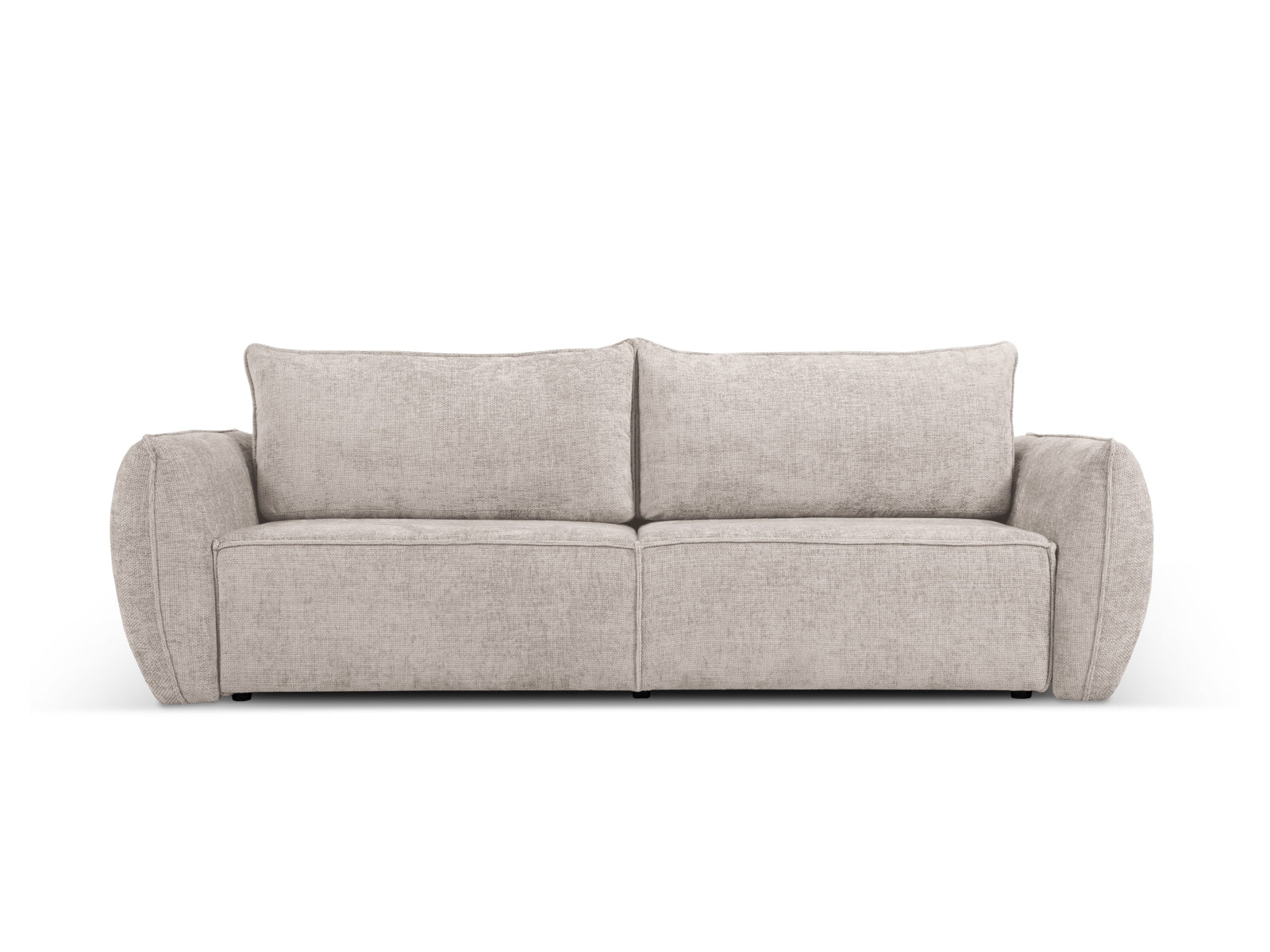 Kaelle Sofa mit Schlaffunktion und Stauraumbox 3 Sitzer in Beige-Haga präsentiert im Onlineshop von KAQTU Design AG. Bettsofa ist von Micadoni