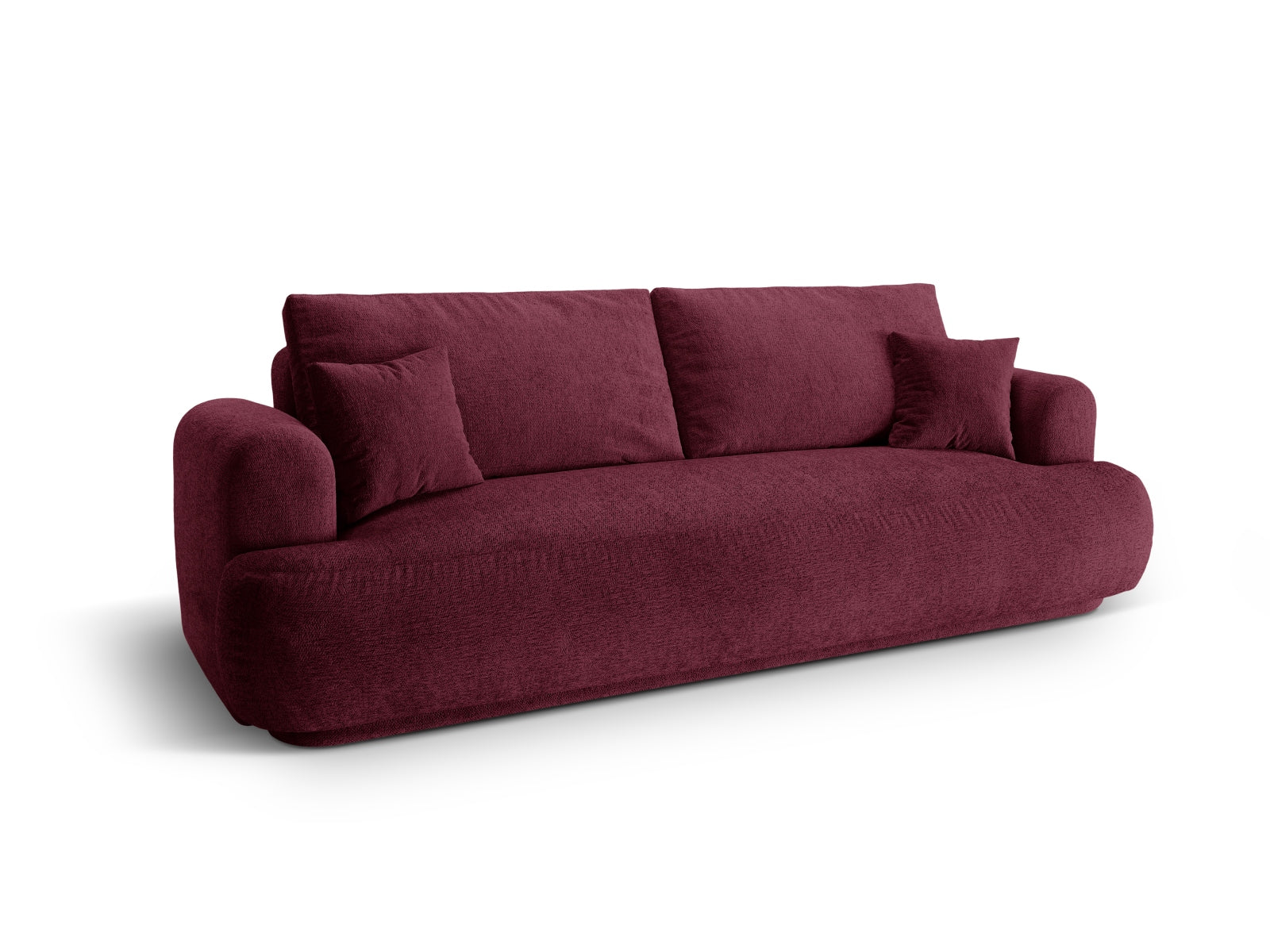Entdecken Sie das Ella Sofa von Micadoni: elegantes 3-Sitzer Sofa mit praktischer Schlaffunktion und integriertem Stauraum für mehr Komfort.