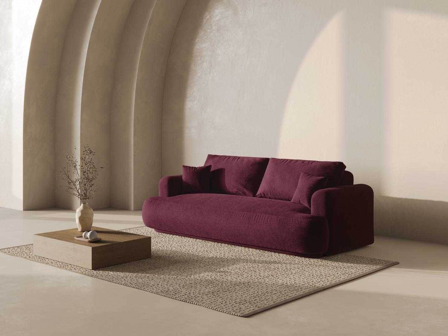 Erleben Sie das Ella Sofa von Micadoni: stilvolles 3-Sitzer Sofa mit cleverer Schlaffunktion und nützlichem Stauraum für Ihr Zuhause.