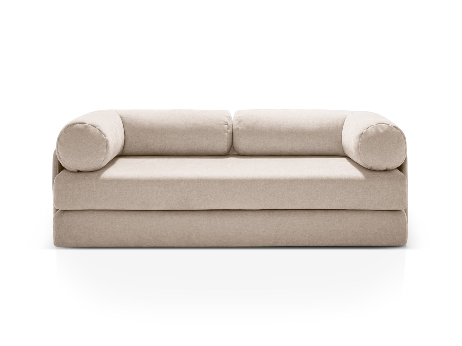 Dreamy Sofa mit Schlaffunktion 3 Sitzer in Beige präsentiert im Onlineshop von KAQTU Design AG. Bettsofa ist von Micadoni