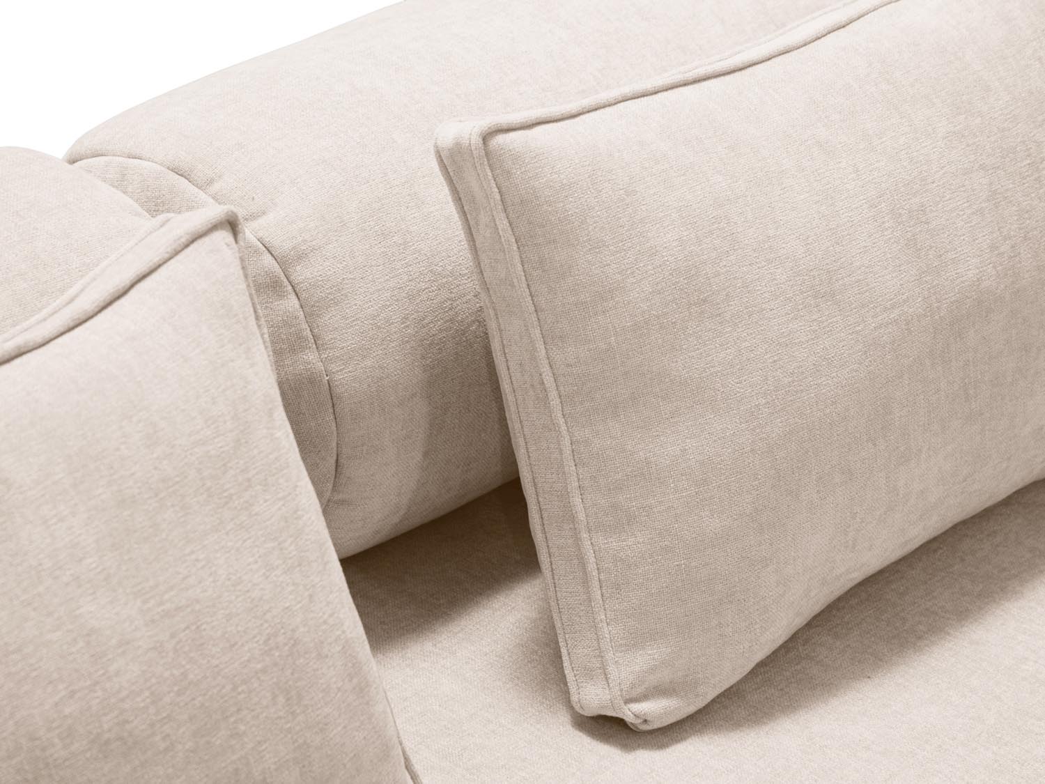 Dreamy Sofa mit Schlaffunktion 3 Sitzer in Beige präsentiert im Onlineshop von KAQTU Design AG. Bettsofa ist von Micadoni