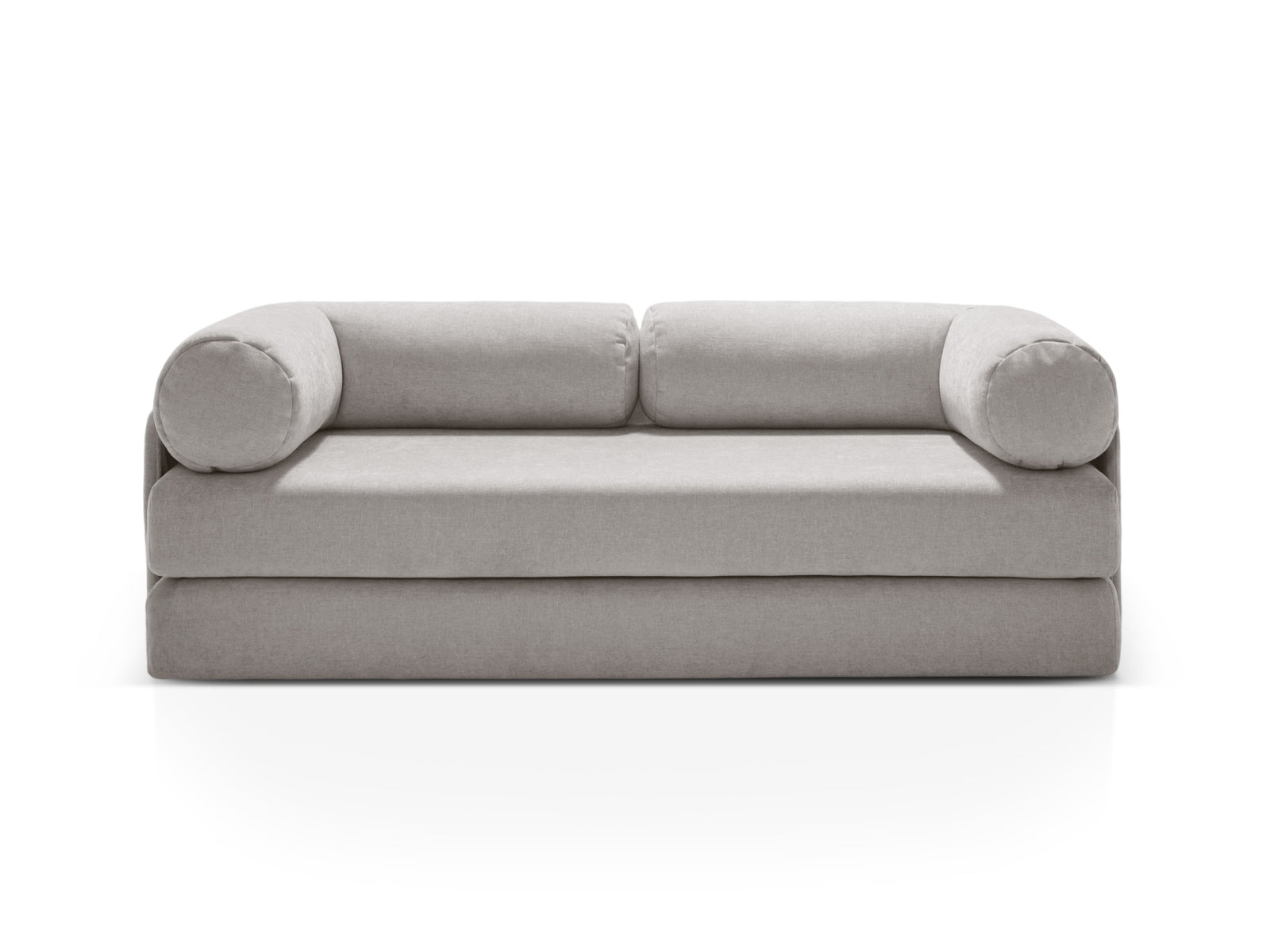 Dreamy Sofa mit Schlaffunktion 3 Sitzer in Light Grey präsentiert im Onlineshop von KAQTU Design AG. Bettsofa ist von Micadoni