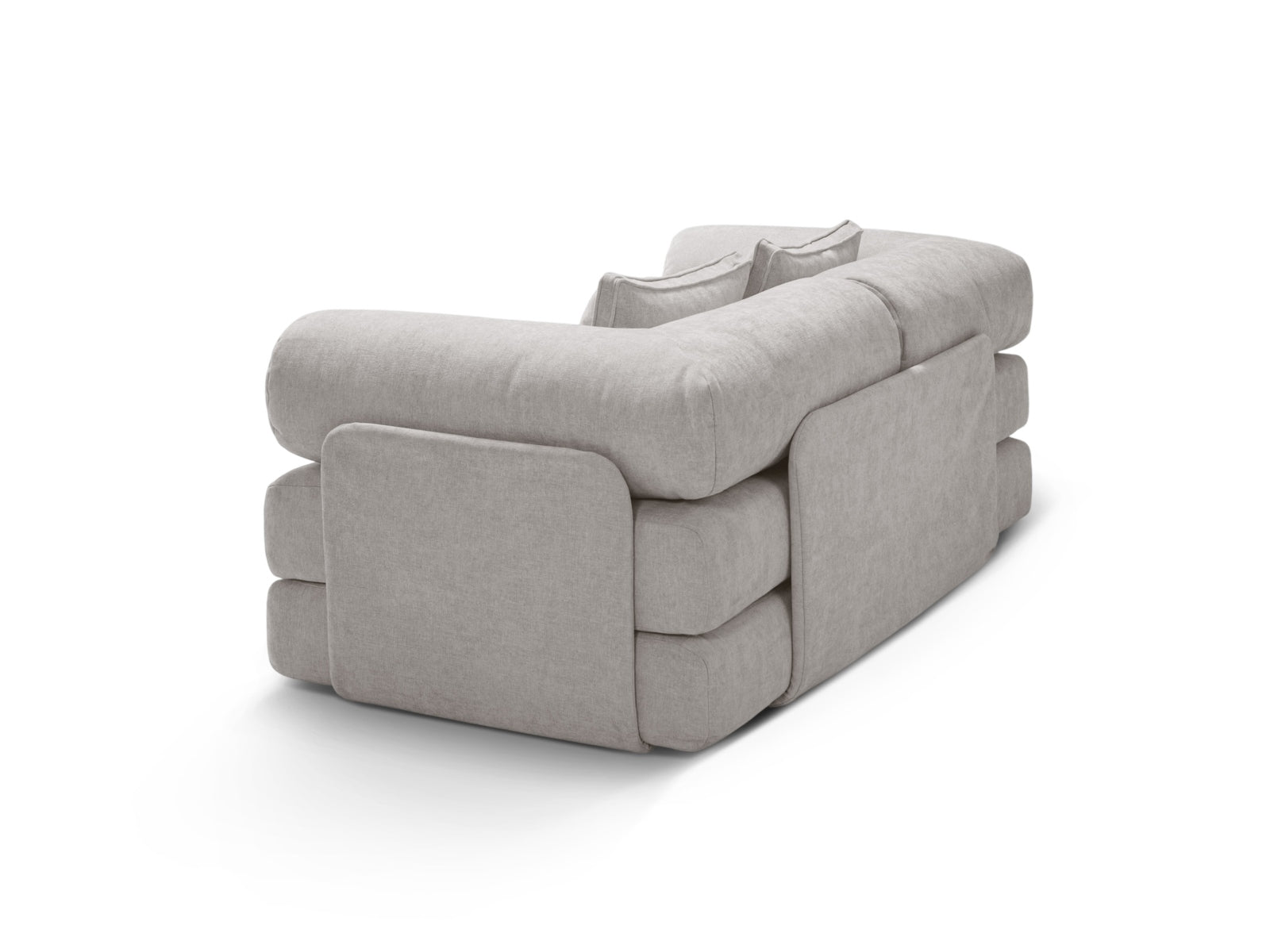 Dreamy Sofa mit Schlaffunktion 3 Sitzer in Light Grey präsentiert im Onlineshop von KAQTU Design AG. Bettsofa ist von Micadoni