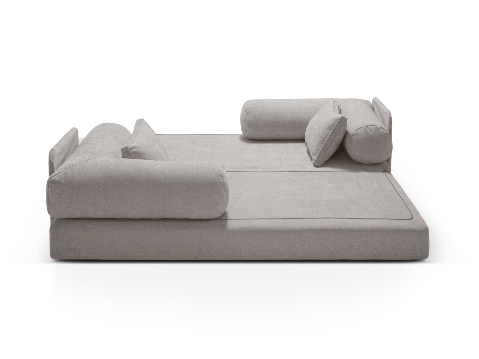 Dreamy Sofa mit Schlaffunktion 3 Sitzer in Light Grey präsentiert im Onlineshop von KAQTU Design AG. Bettsofa ist von Micadoni