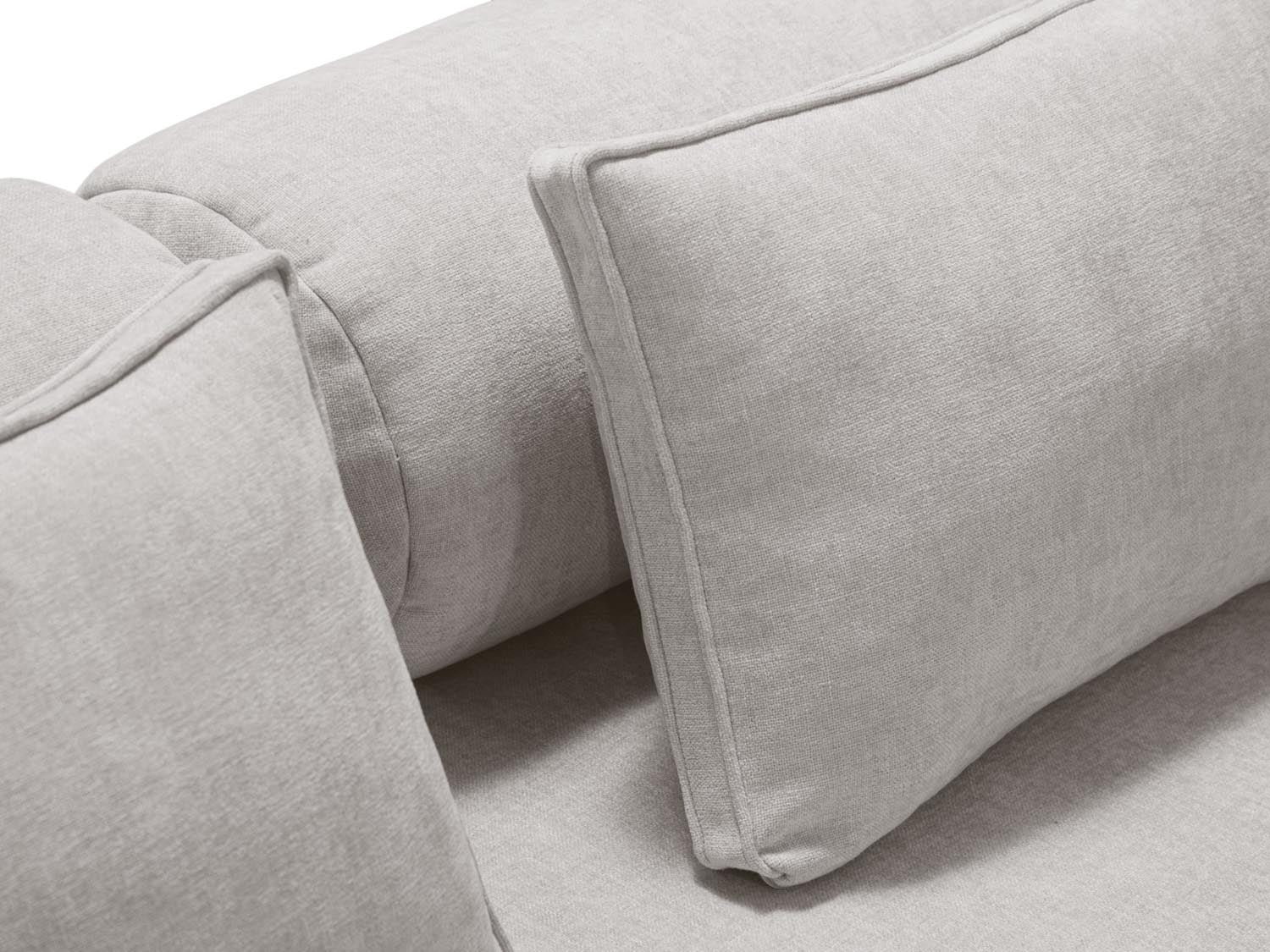 Dreamy Sofa mit Schlaffunktion 3 Sitzer in Light Grey präsentiert im Onlineshop von KAQTU Design AG. Bettsofa ist von Micadoni