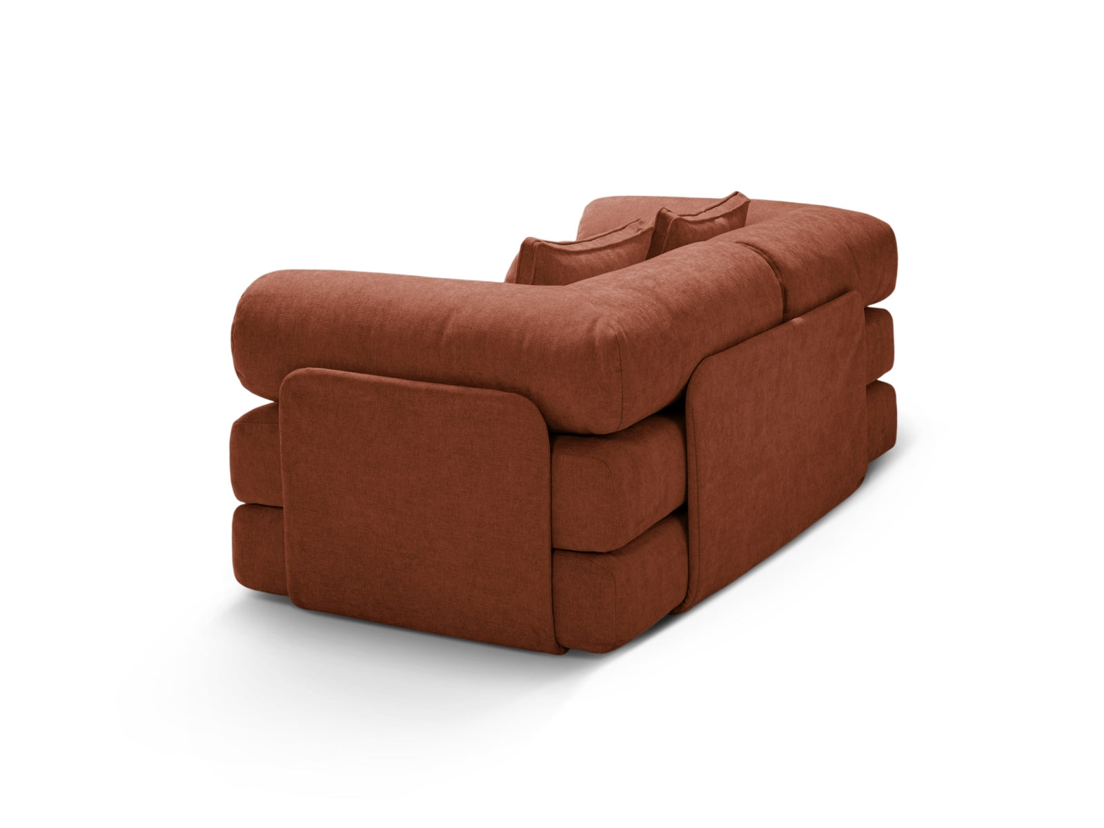 Dreamy Sofa mit Schlaffunktion 3 Sitzer in Brick präsentiert im Onlineshop von KAQTU Design AG. Bettsofa ist von Micadoni