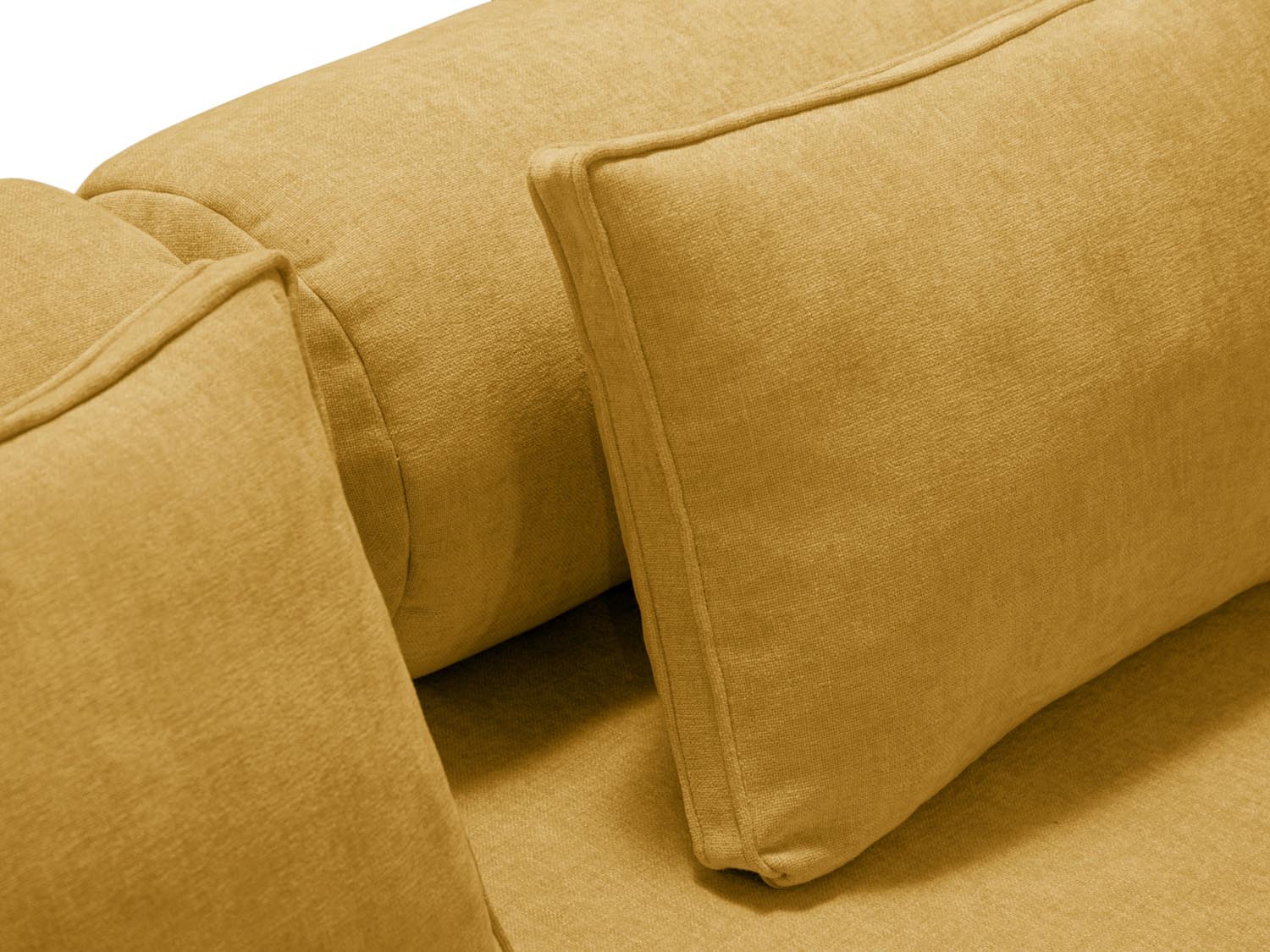 Dreamy Sofa mit Schlaffunktion 3 Sitzer in Yellow präsentiert im Onlineshop von KAQTU Design AG. Bettsofa ist von Micadoni