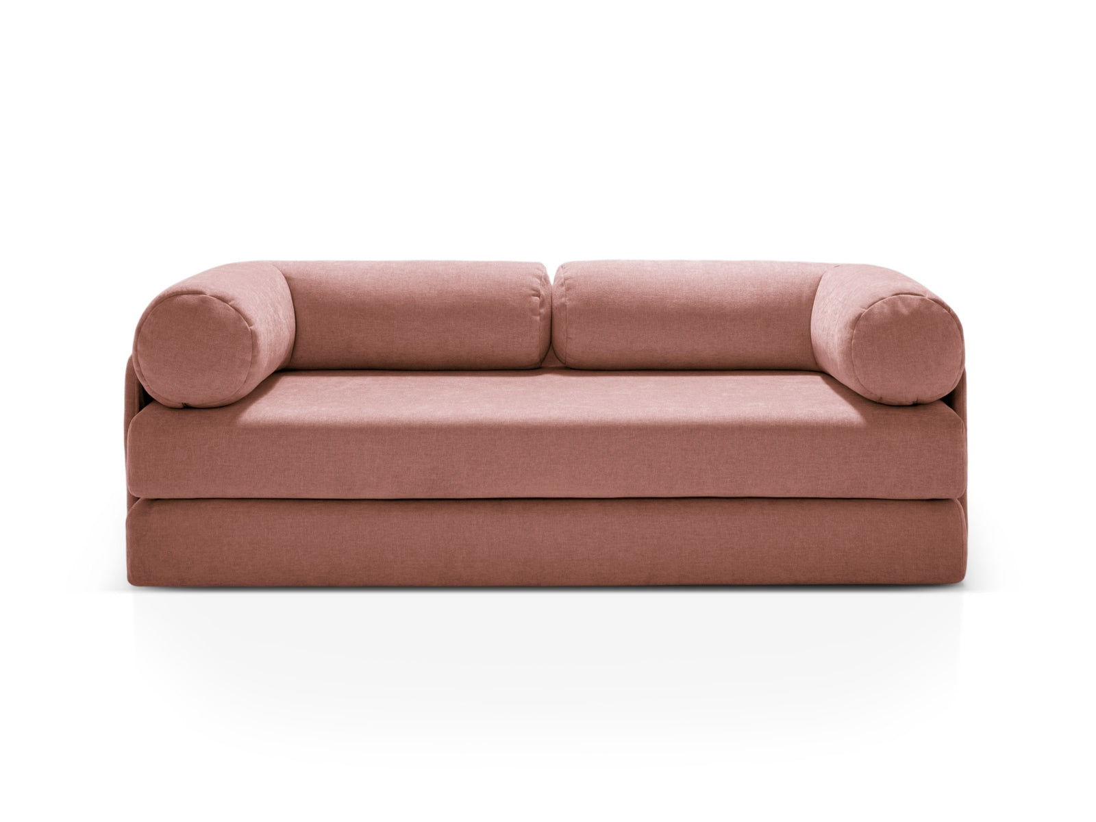 Dreamy Sofa mit Schlaffunktion 3 Sitzer in Pink präsentiert im Onlineshop von KAQTU Design AG. Bettsofa ist von Micadoni