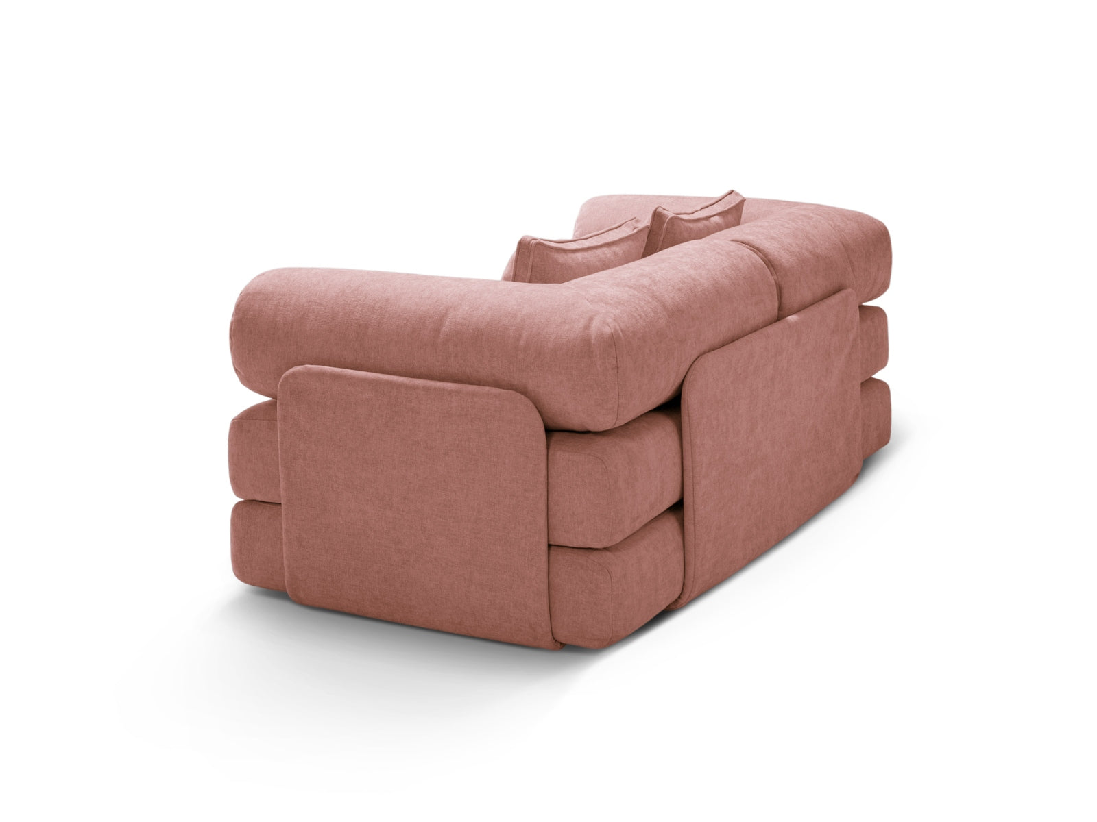 Dreamy Sofa mit Schlaffunktion 3 Sitzer in Pink präsentiert im Onlineshop von KAQTU Design AG. Bettsofa ist von Micadoni