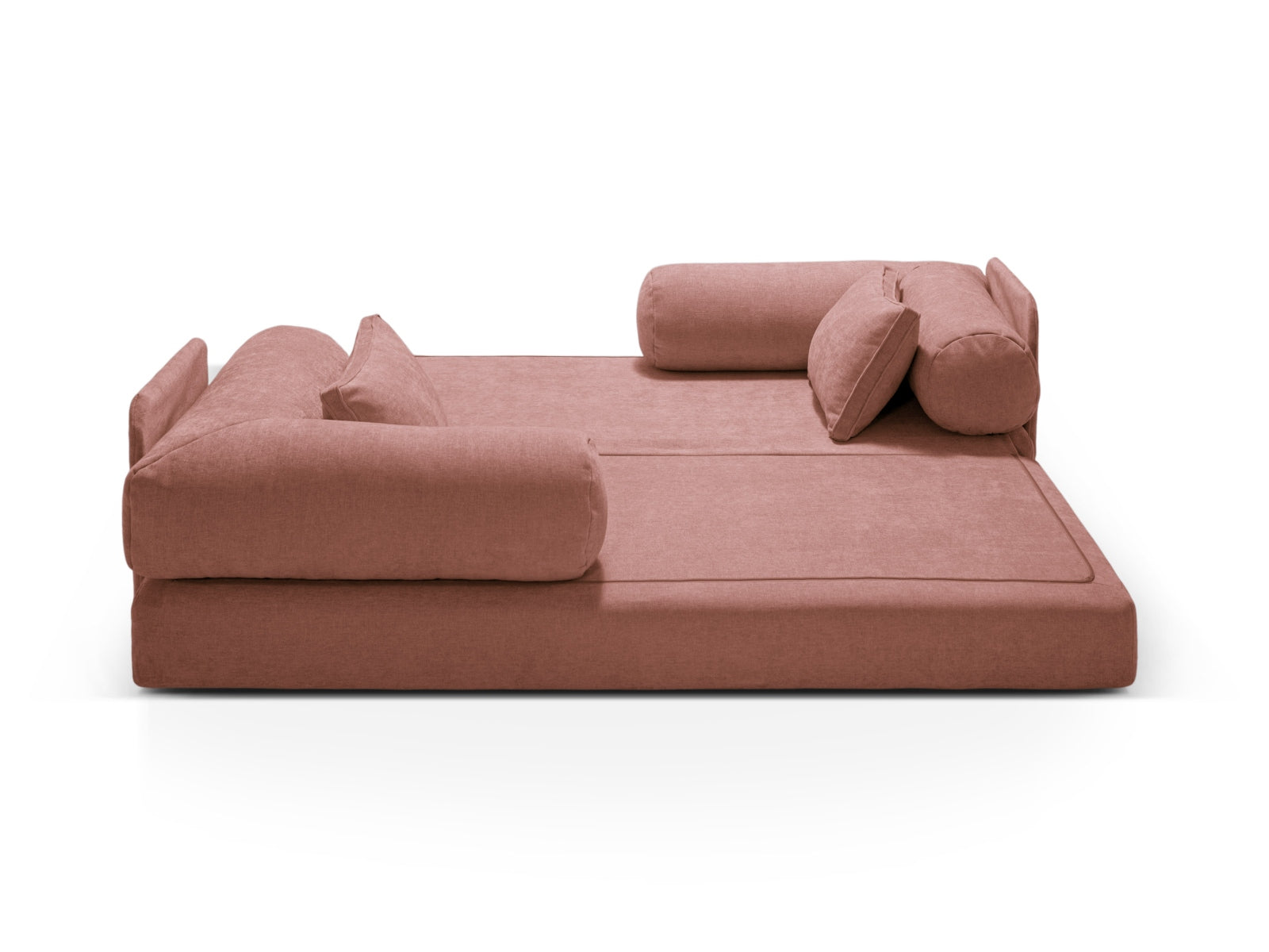 Dreamy Sofa mit Schlaffunktion 3 Sitzer in Pink präsentiert im Onlineshop von KAQTU Design AG. Bettsofa ist von Micadoni