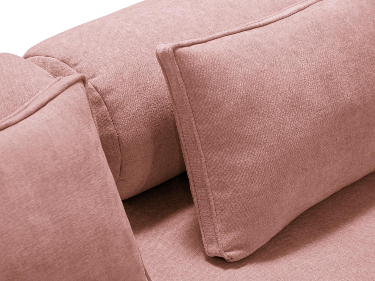 Dreamy Sofa mit Schlaffunktion 3 Sitzer in Pink präsentiert im Onlineshop von KAQTU Design AG. Bettsofa ist von Micadoni
