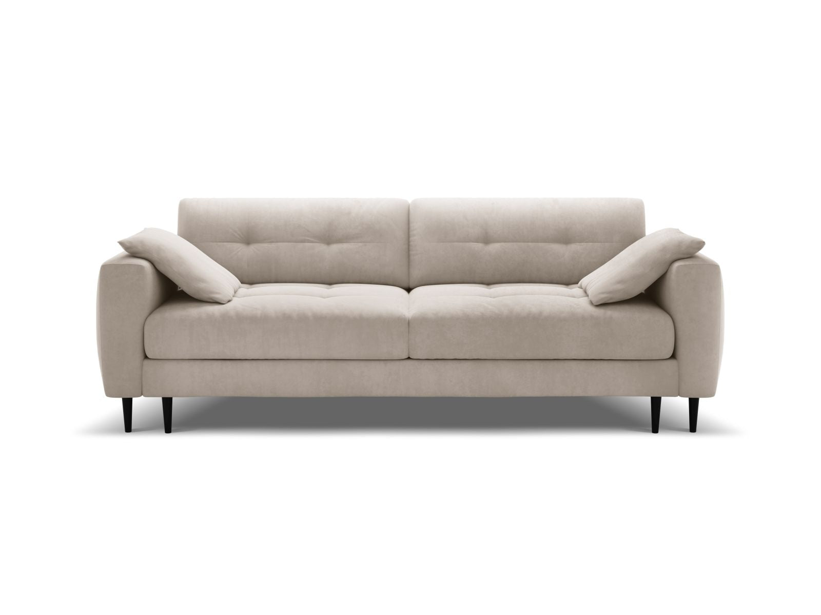 3-Sitzer Bemy Sofa mit Schlaffunktion und Stauraum in Beige-Salvador präsentiert im Onlineshop von KAQTU Design AG. Bettsofa ist von Micadoni