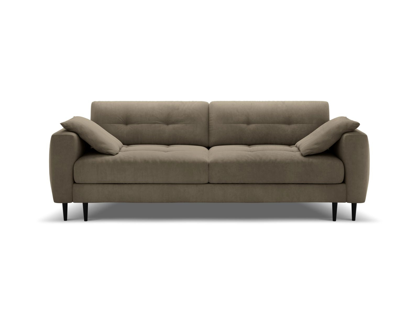 3-Sitzer Bemy Sofa mit Schlaffunktion und Stauraum in Grey Brown-Salvador präsentiert im Onlineshop von KAQTU Design AG. Bettsofa ist von Micadoni