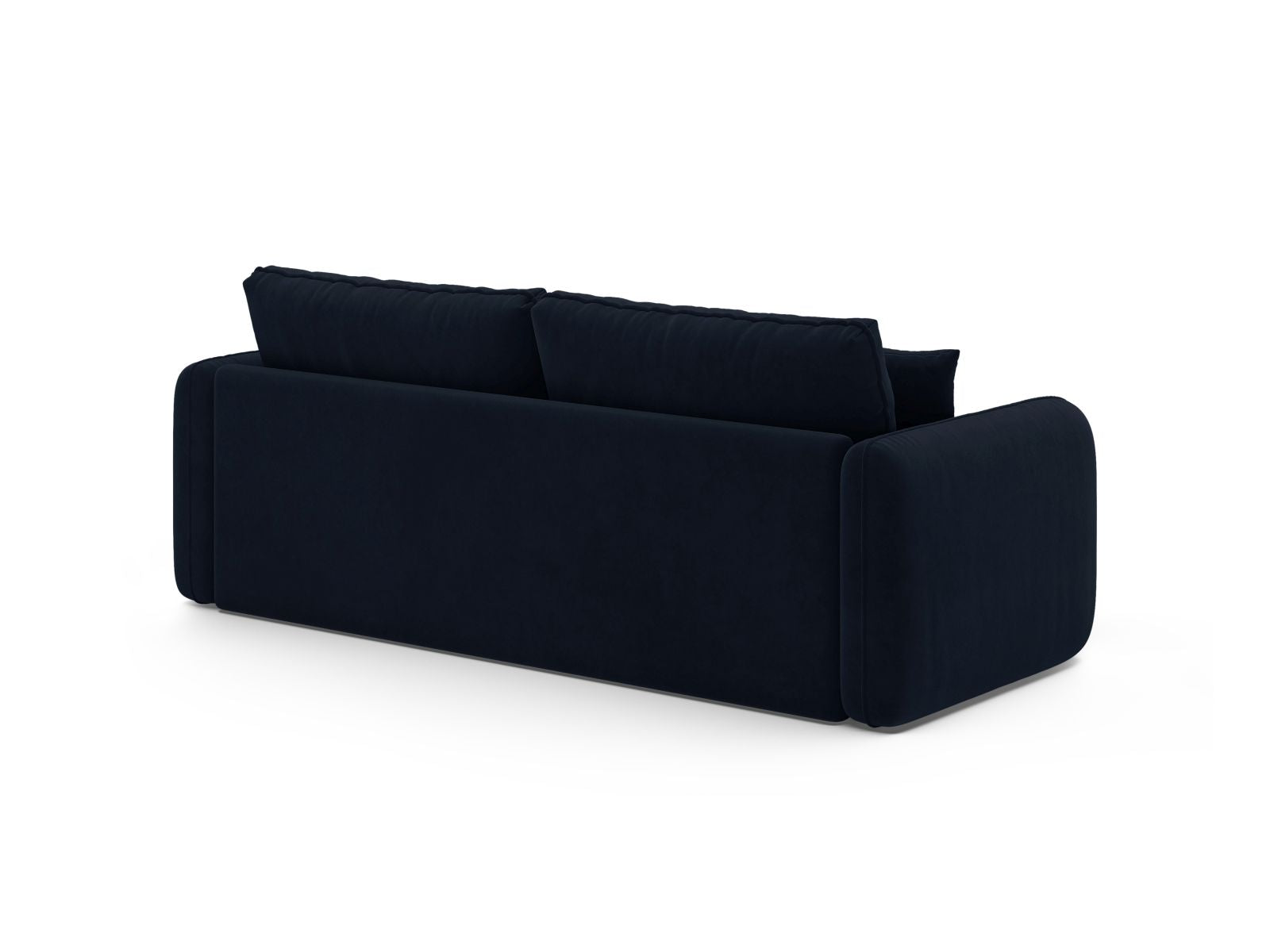 Stylisches 3-Sitzer Sofa Dormi in Royal Blue, ideal für gemütliche Stunden und als funktionales Schlafsofa für Gäste.
