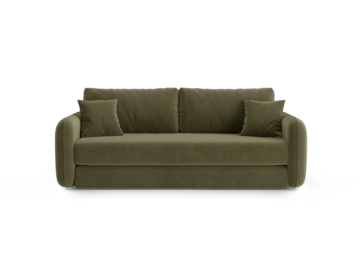 3-Sitzer Sofa mit Schlaffunktion Dormi in Green-Salvador präsentiert im Onlineshop von KAQTU Design AG. Bettsofa ist von Micadoni